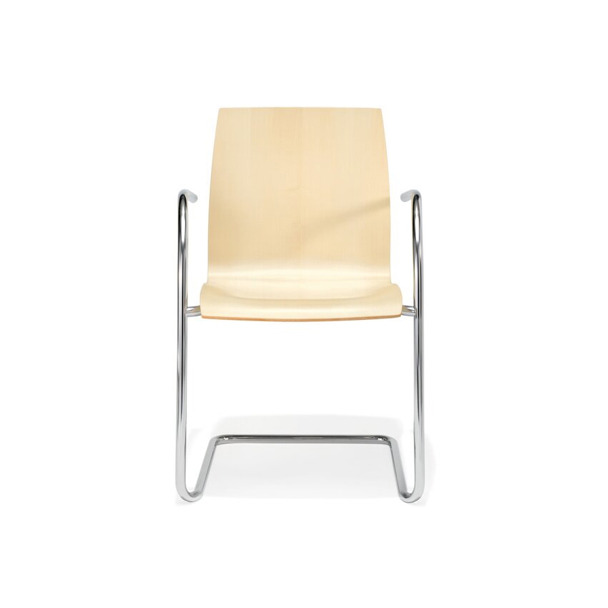 Display product Trio cantilever frame chair with armrests from manufacturer Kusch+Co