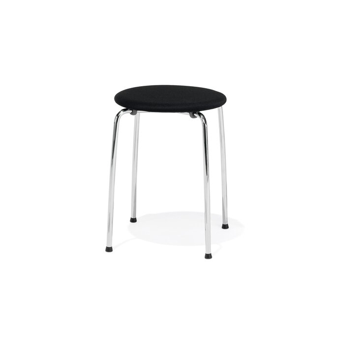 Trio stool on 4 metal legs