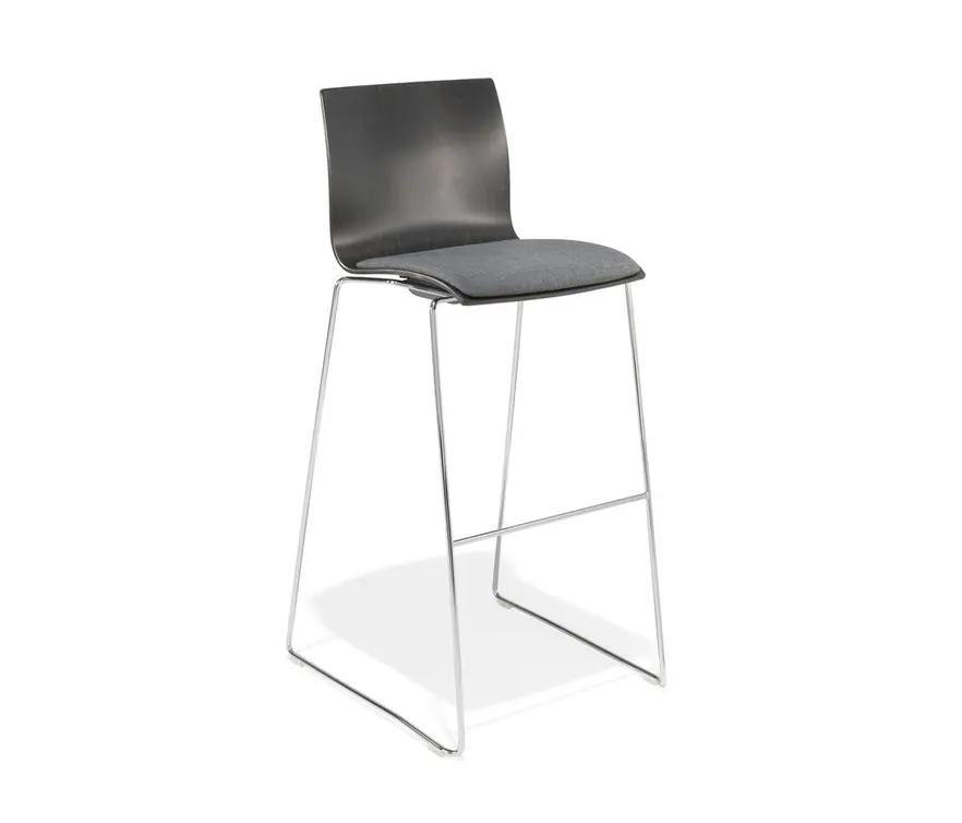 Kusch+Co - Trio tabouret à piètement traîneau en métal