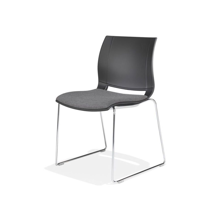Produkt uni_verso chair on sled metal frame, plastic seat shell des Herstellers Kusch+Co anzeigen
