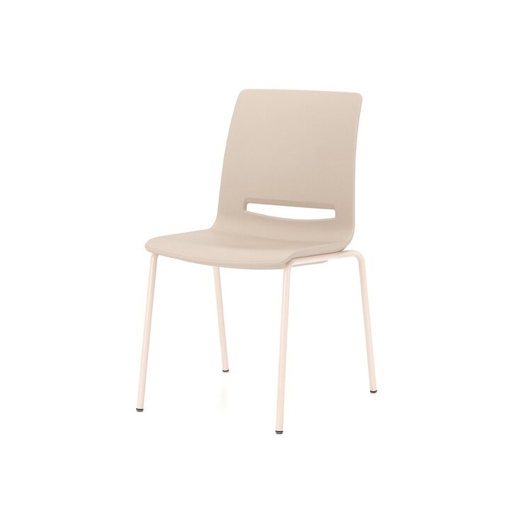 V-Care chair on 4 metal legs