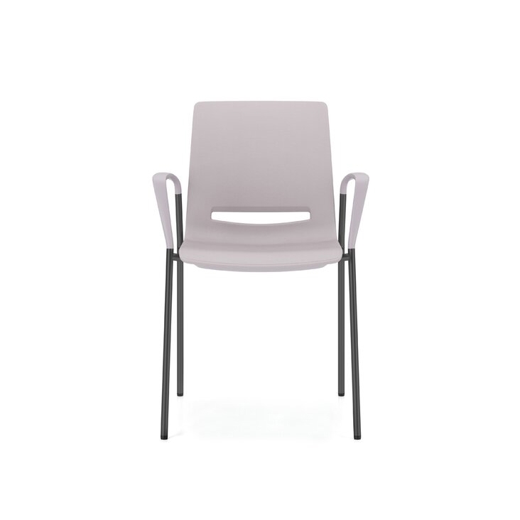 Display product V-Care chair on 4 metal legs from manufacturer Kusch+Co