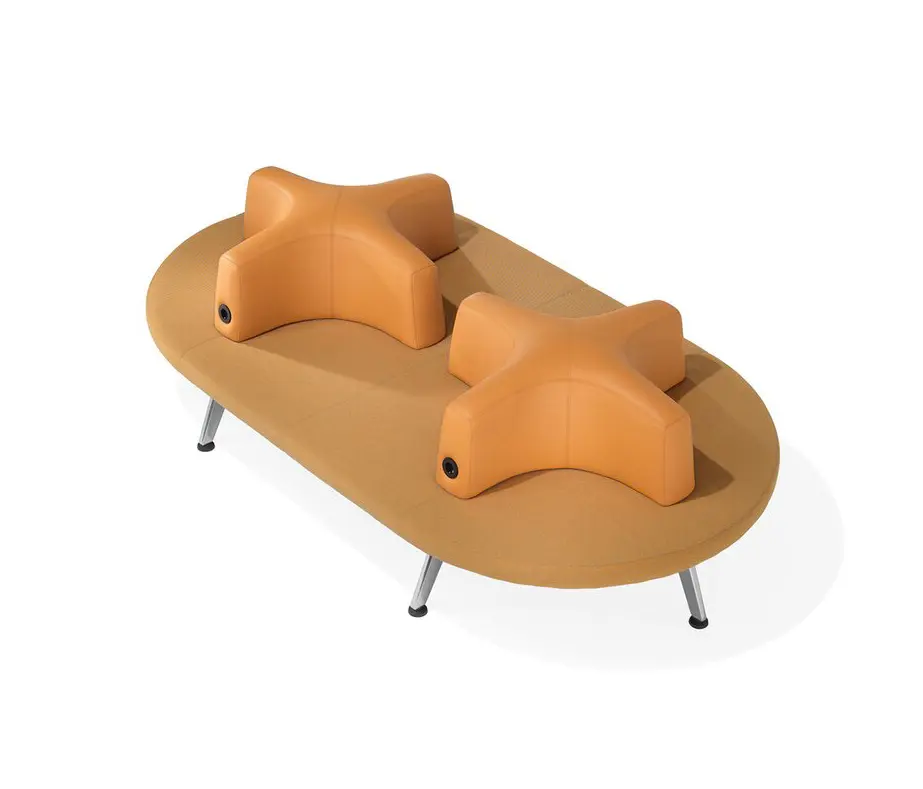 Kusch+Co - V-Travel bench with central back