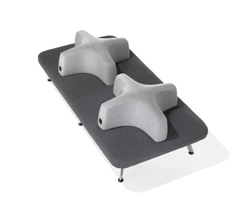 Kusch+Co - V-Travel bench with central back