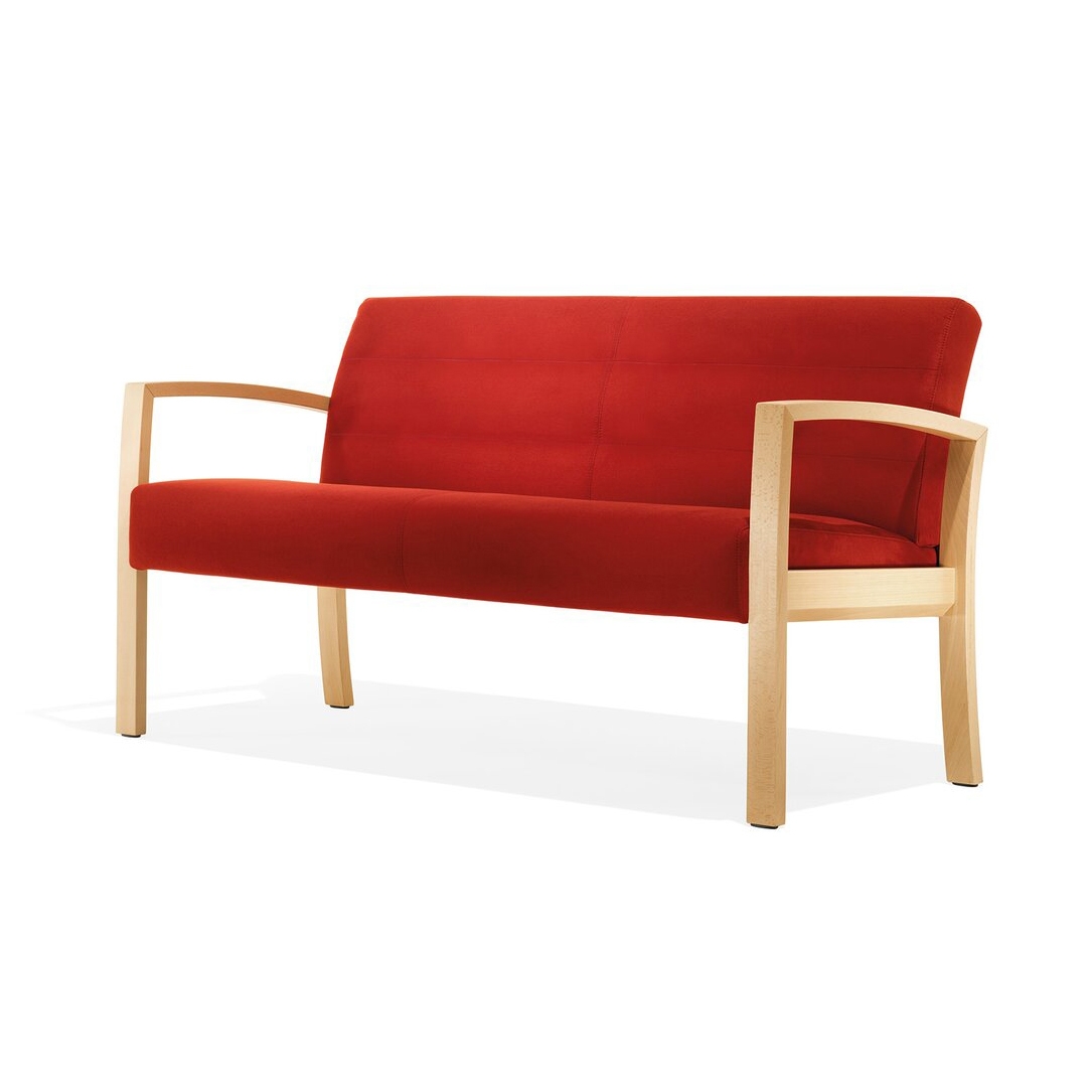 Display product Vega 2,5-seater on wooden frame from manufacturer Kusch+Co