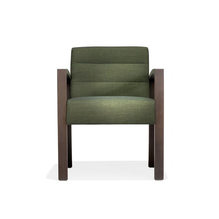 Vega armchair on wooden frame