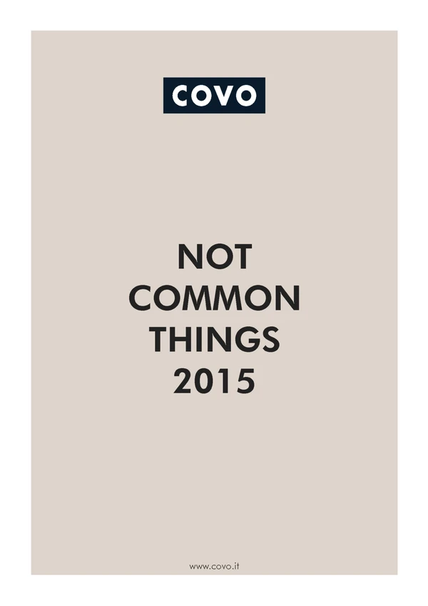 Vorschaubild für die Datei COVO Not Common Things 2015