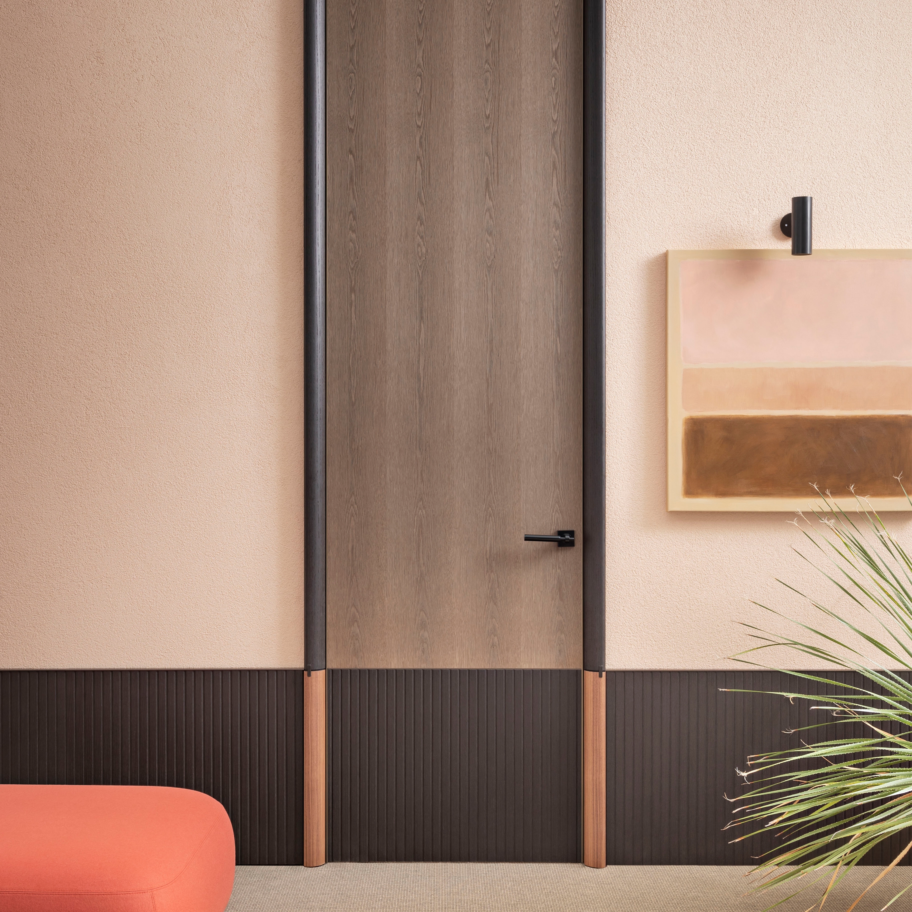 DOORS WITH WOODEN FRAME