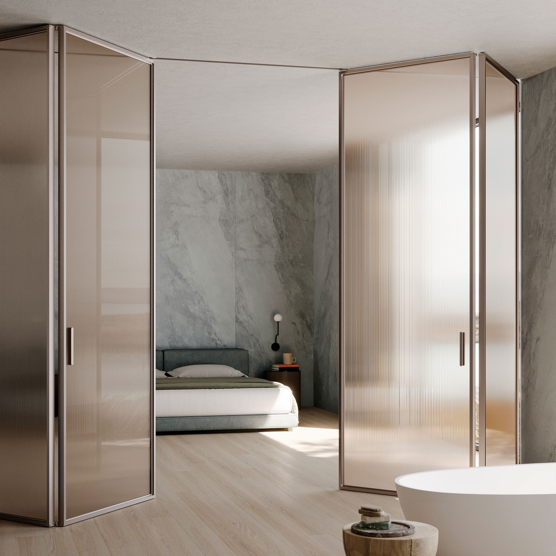 Display product L7 Bi-Folding from manufacturer Lualdi