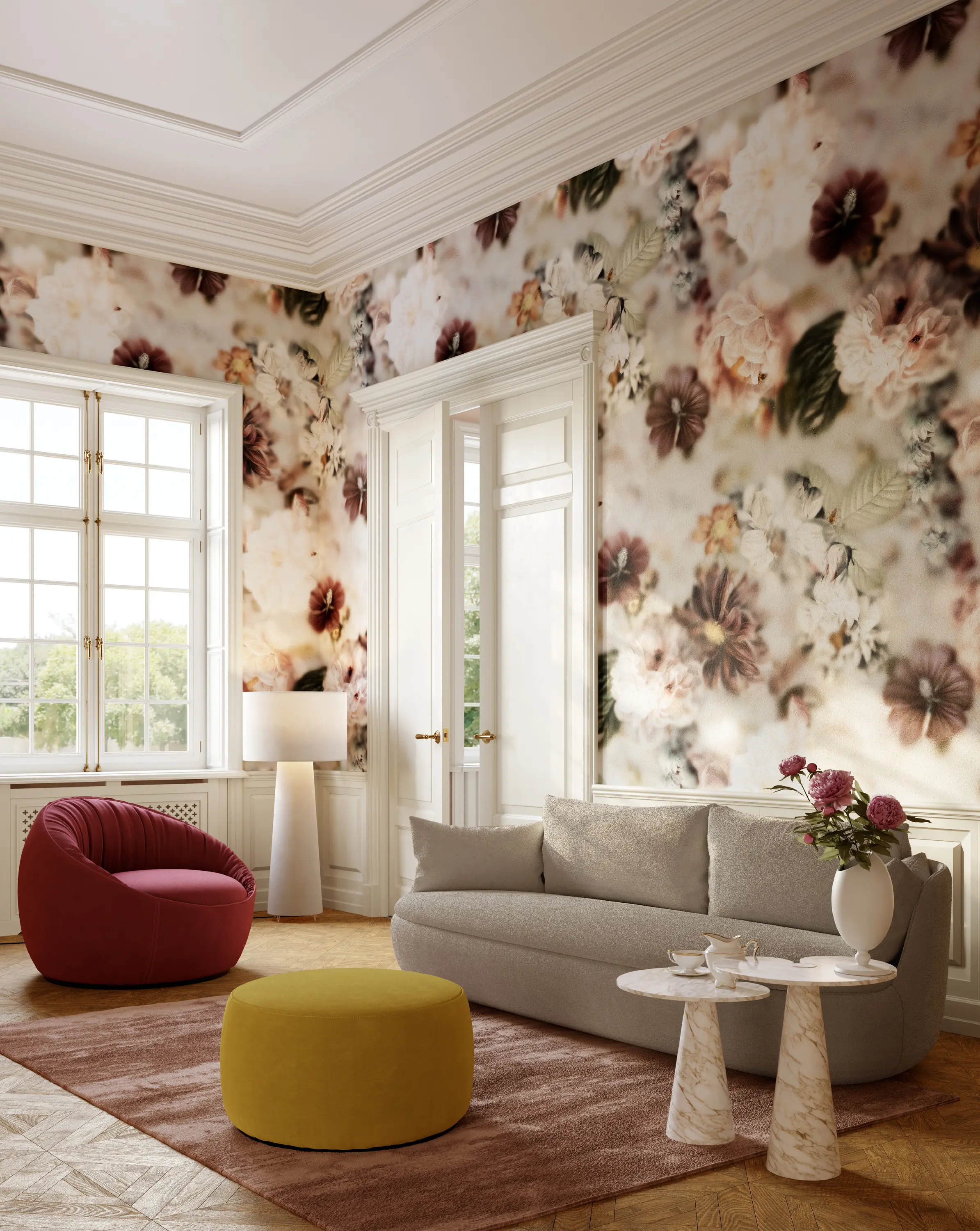 Devon&Devon - Espejo tríptico Blossom