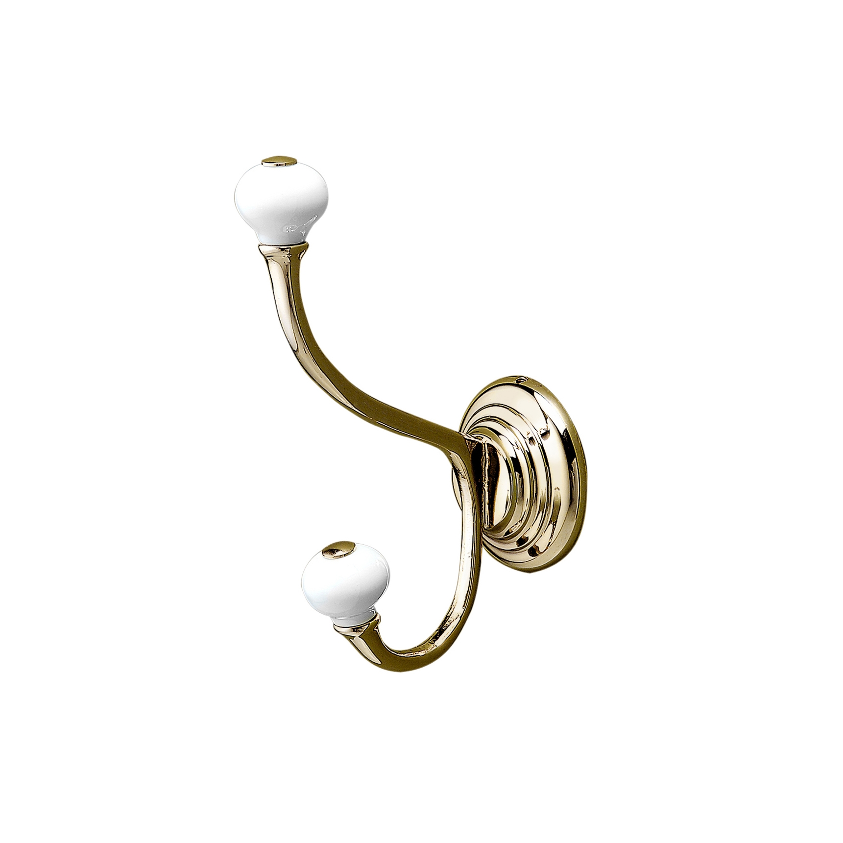 Display product Chelsea double robe hook from manufacturer Devon&Devon