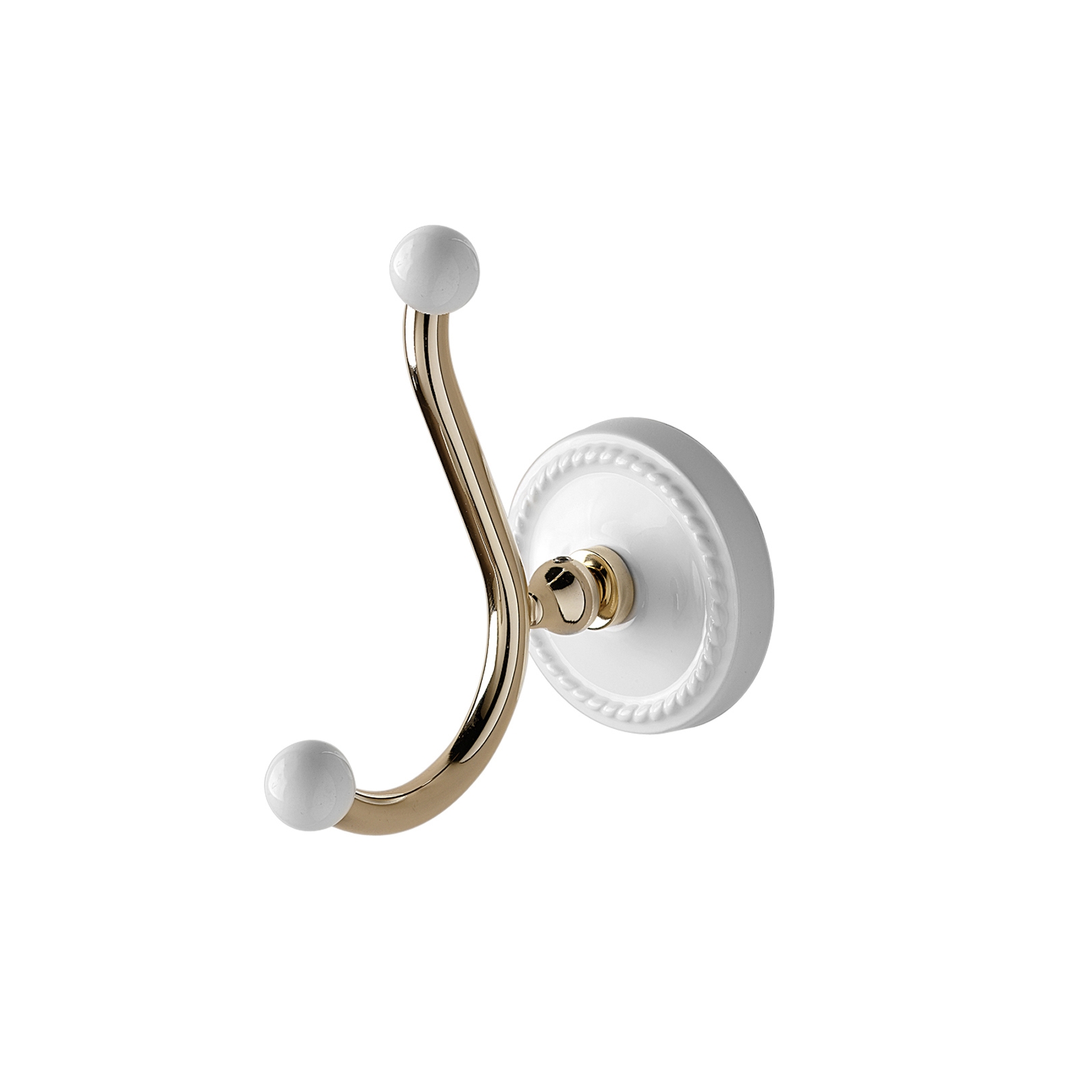 Display product Dorothy double robe hook from manufacturer Devon&Devon