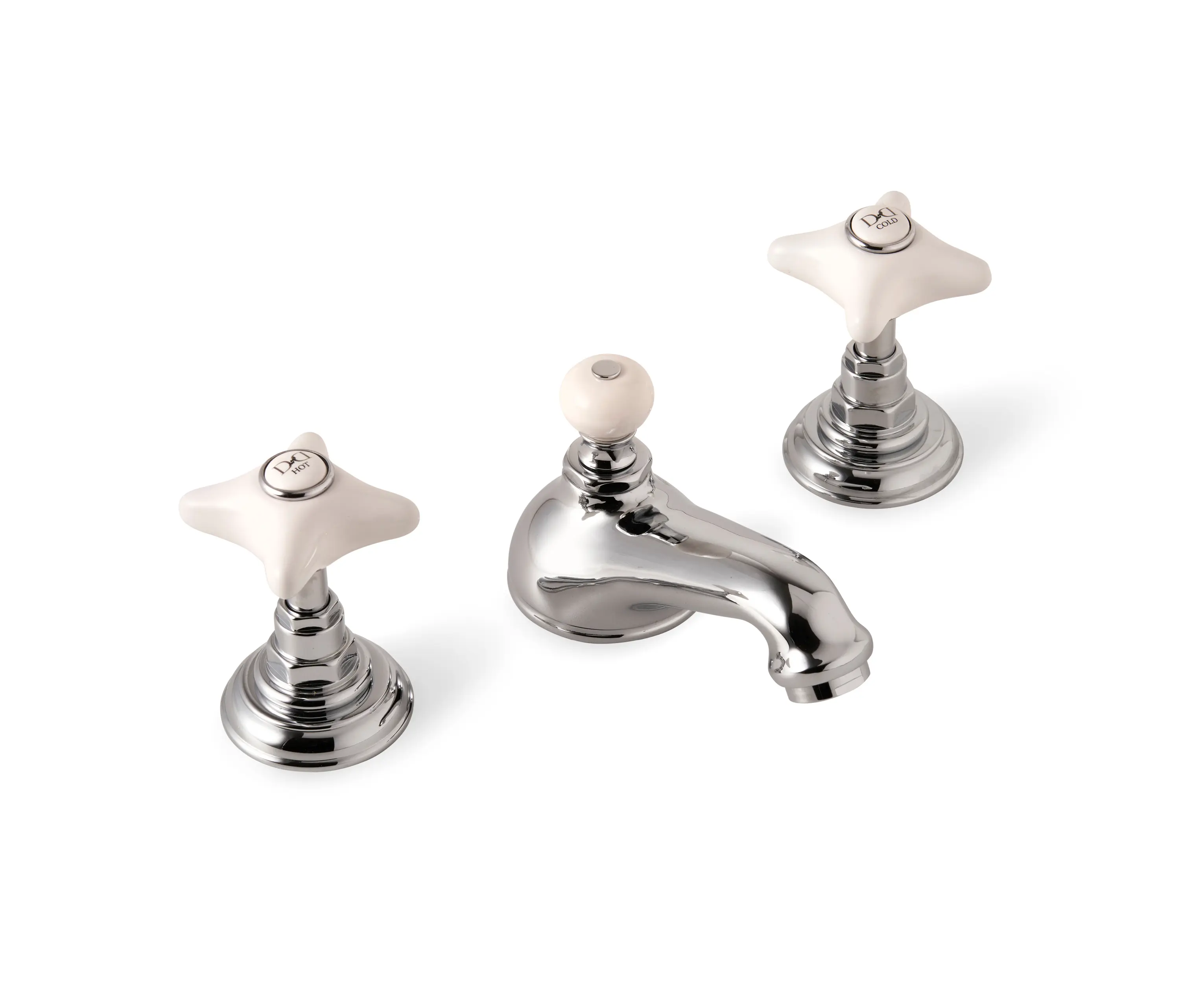 Devon&Devon - White Rose Dreiloch-Bidetsatz