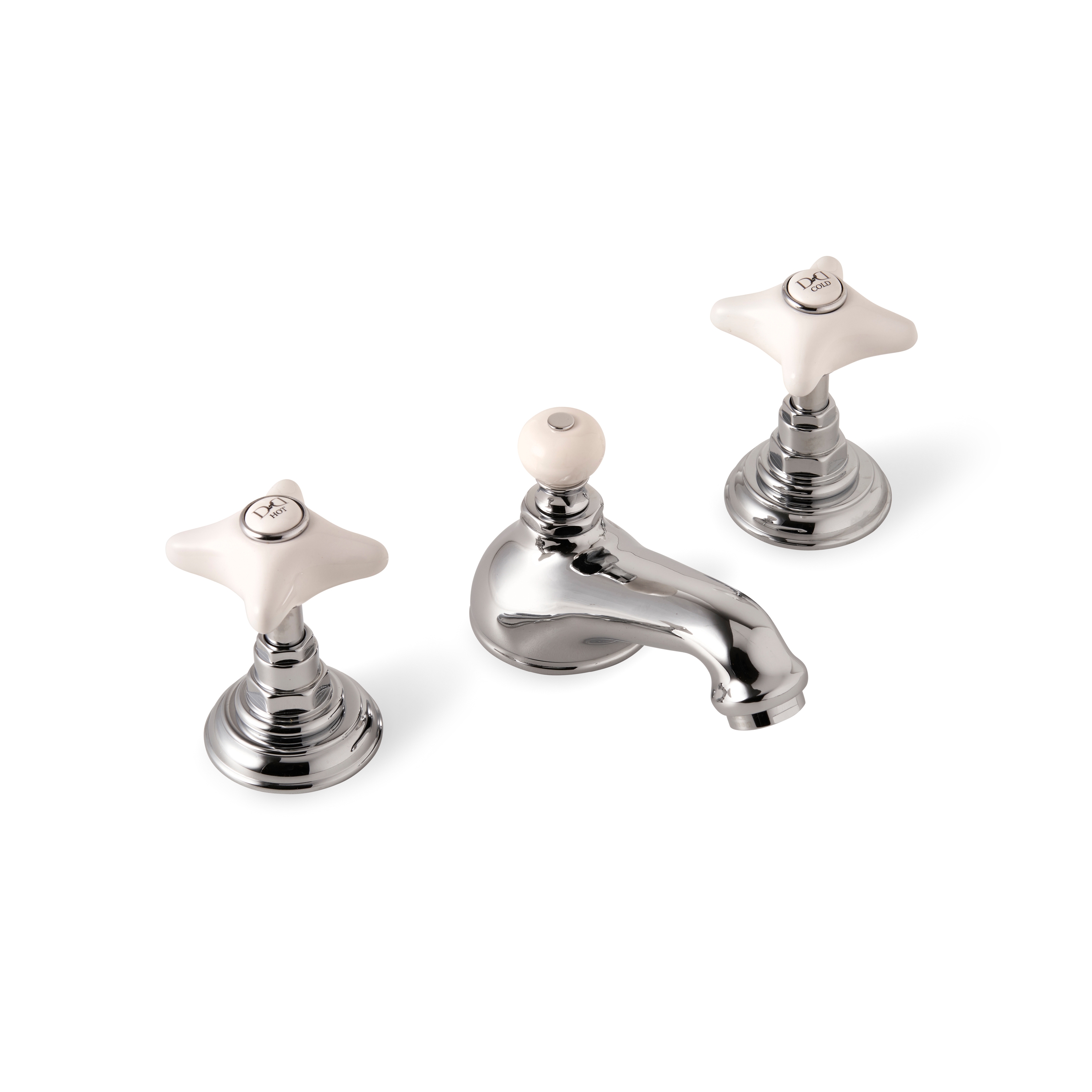 Mostrar el producto White Rose Grupo grifones bidé 3 huecos del fabricante Devon&Devon