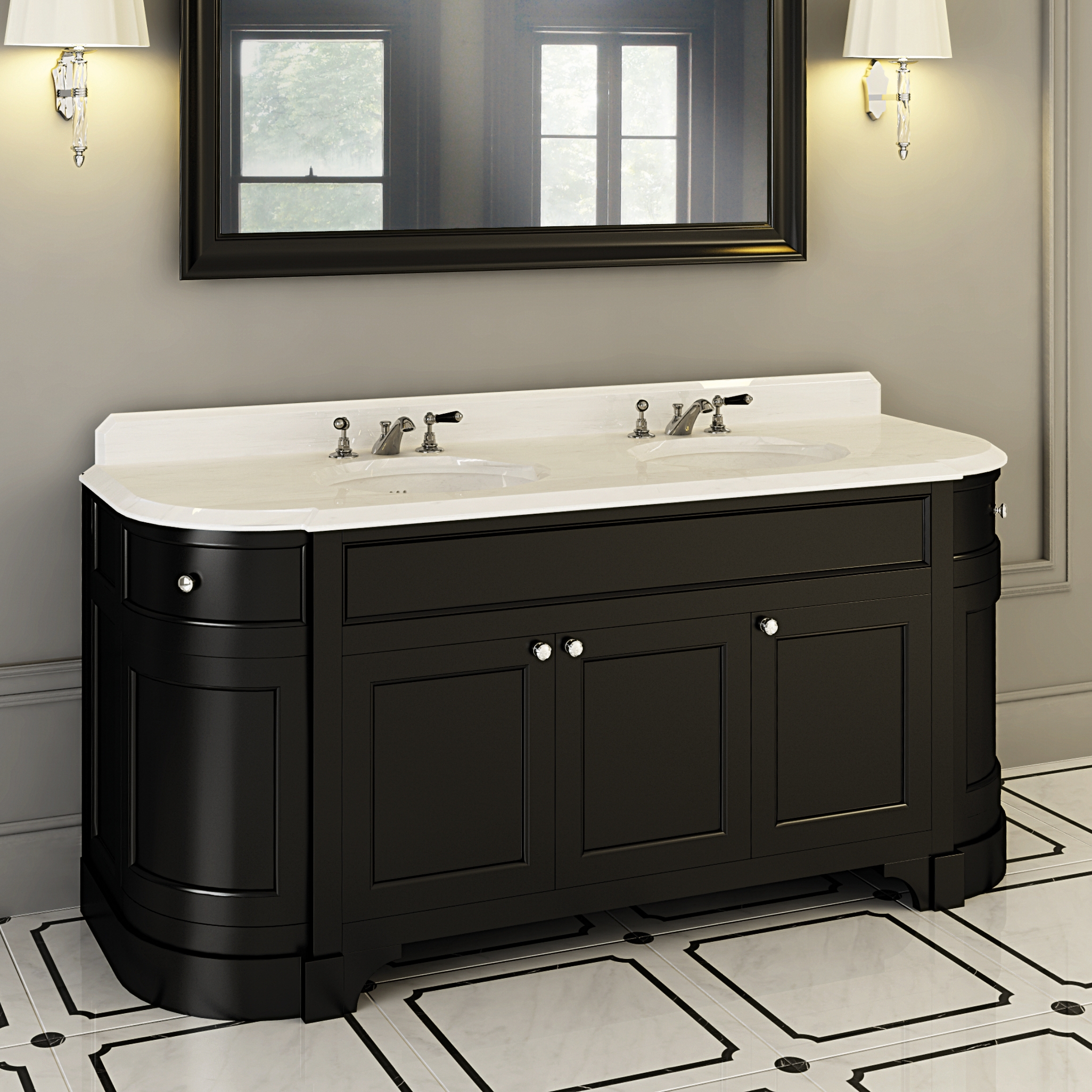 Vertoon produk Double Season Vanity Unit van vervaardiger Devon&Devon