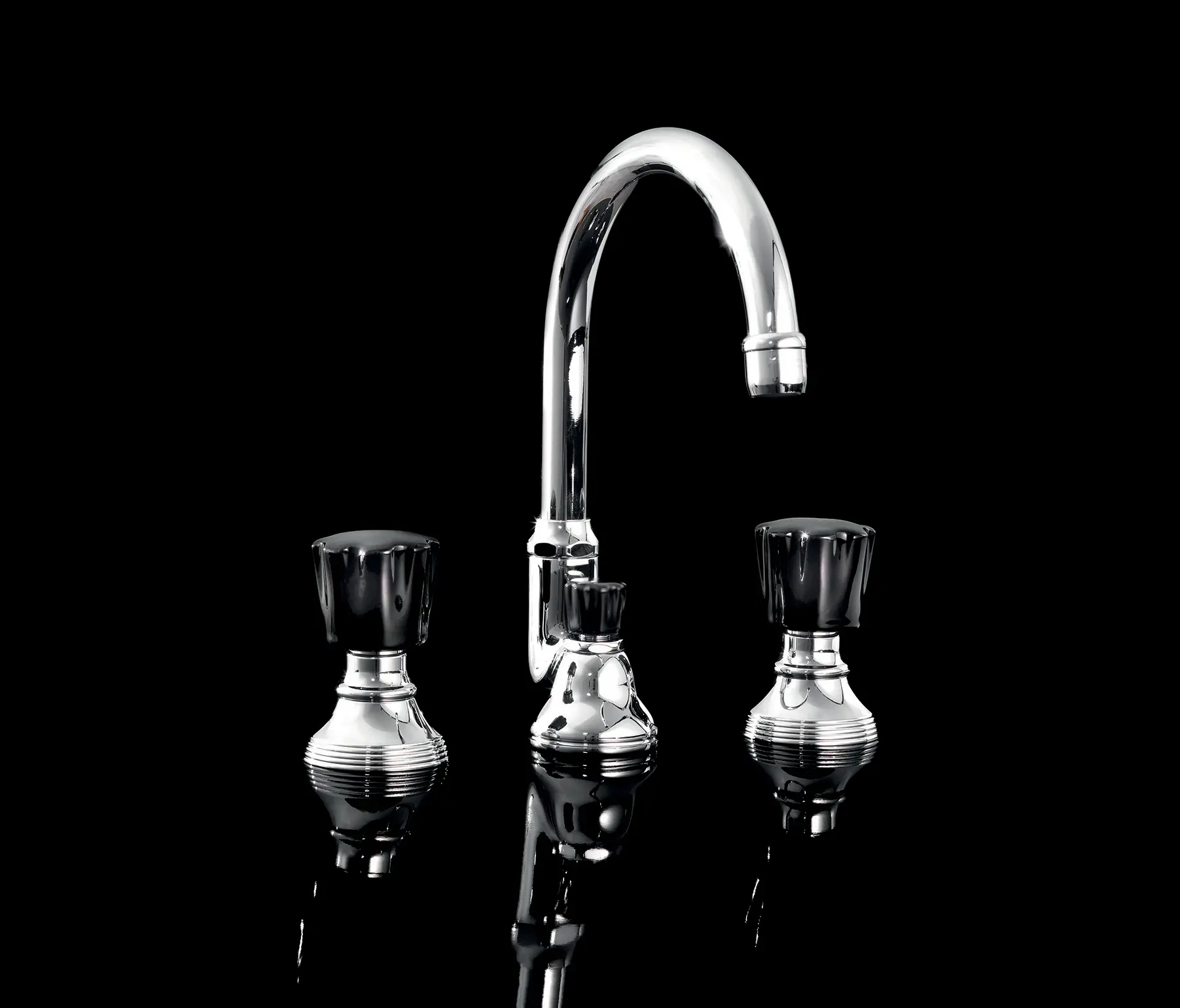 Devon&Devon - Black Morris Dreiloch Waschtischsatz