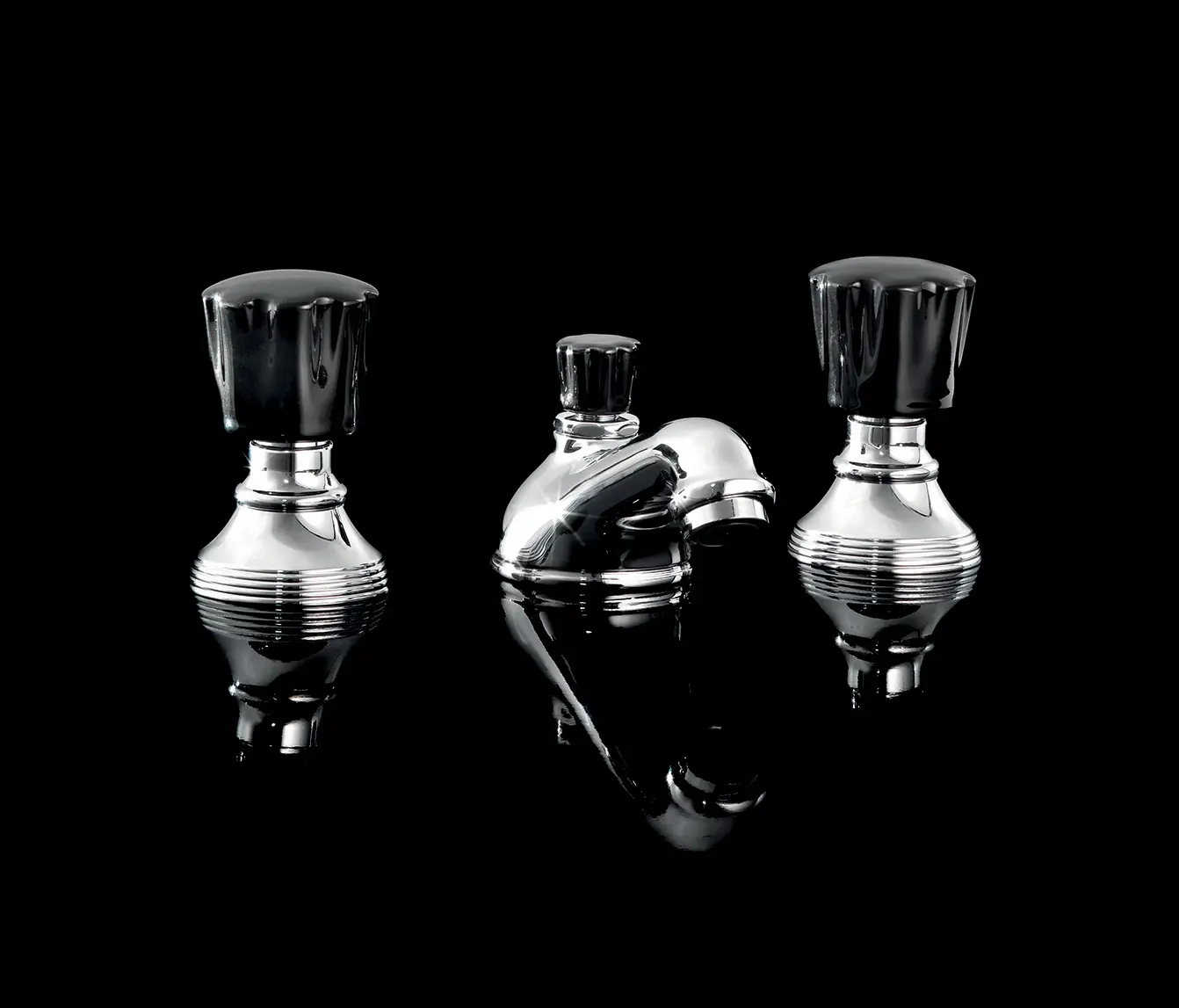 Devon&Devon - Black Morris Grupo grifones bidé 3 huecos