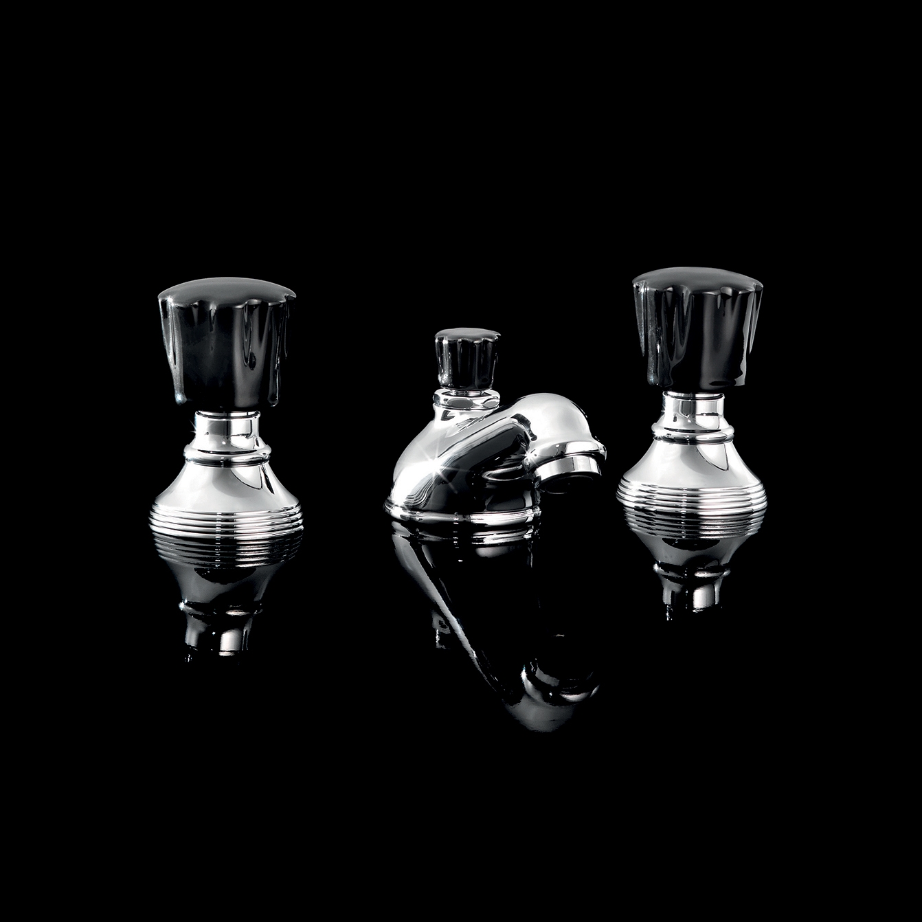 Mostrar el producto Black Morris Grupo grifones bidé 3 huecos del fabricante Devon&Devon