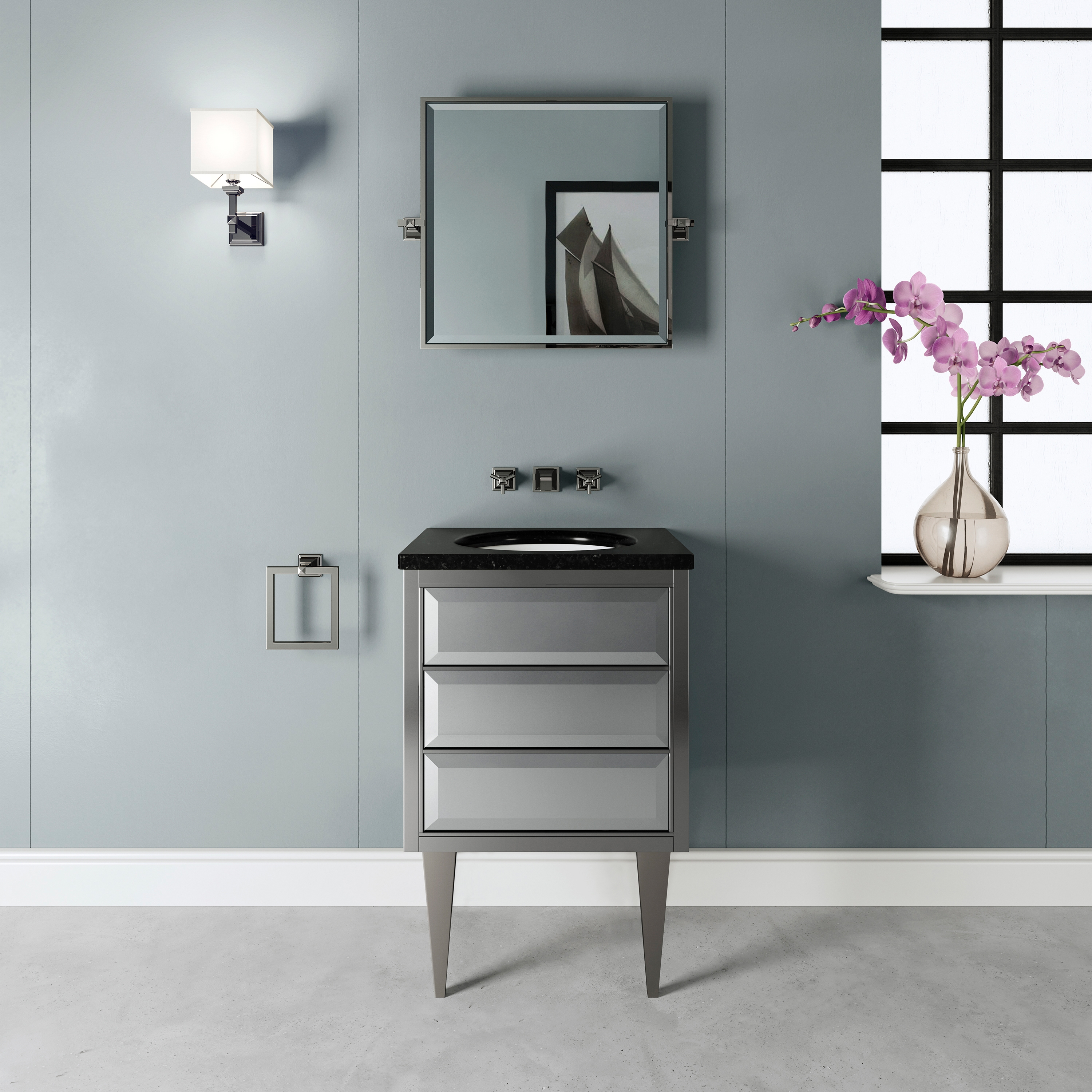 Vertoon produk Him Vanity Unit van vervaardiger Devon&Devon