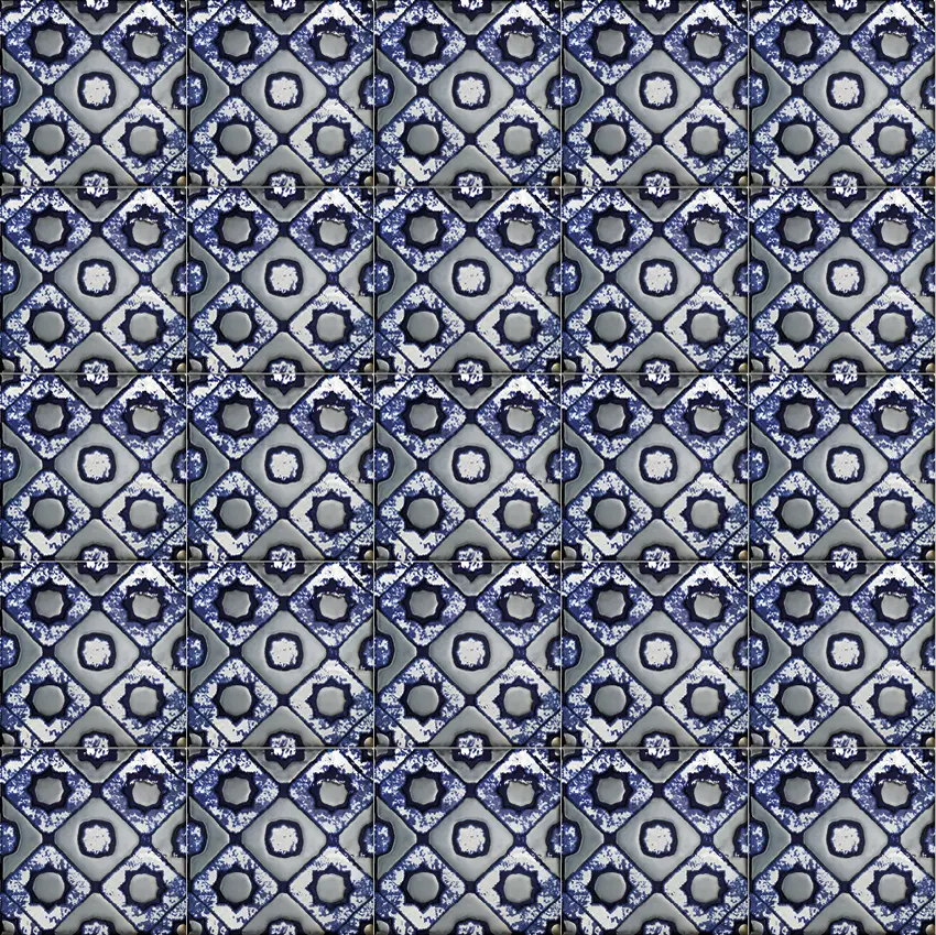 Devon&Devon - Flora Tiles | Freesia Blue Spring