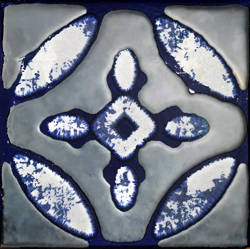 Devon&Devon - Flora Tiles | Primrose  Blue Spring