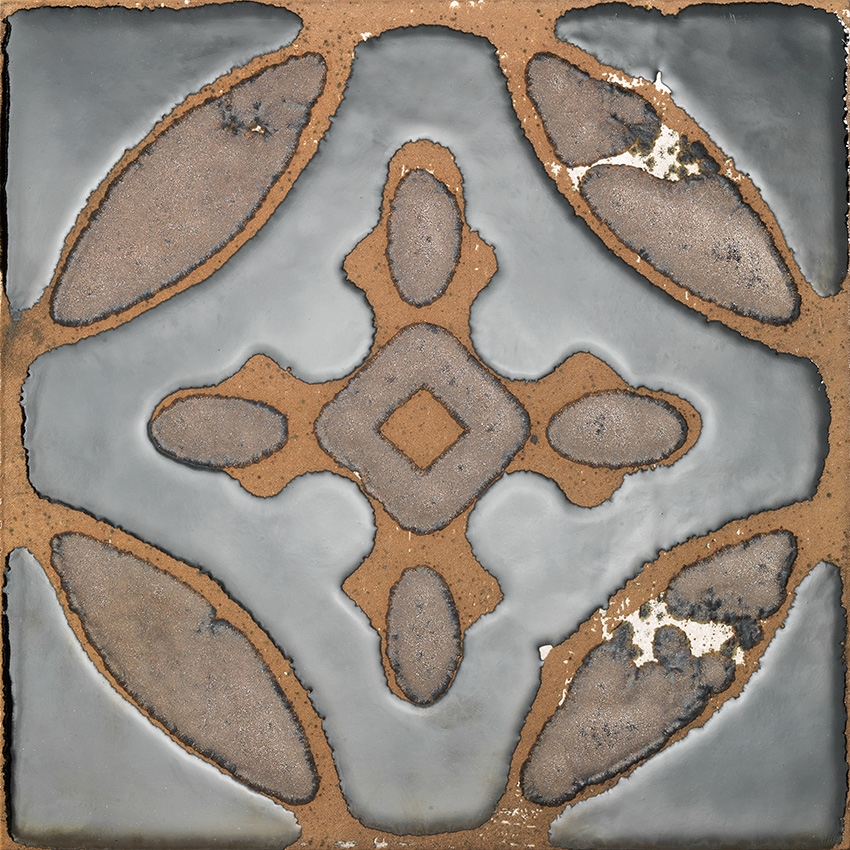 Flora Tiles | Primrose Brown Garden
