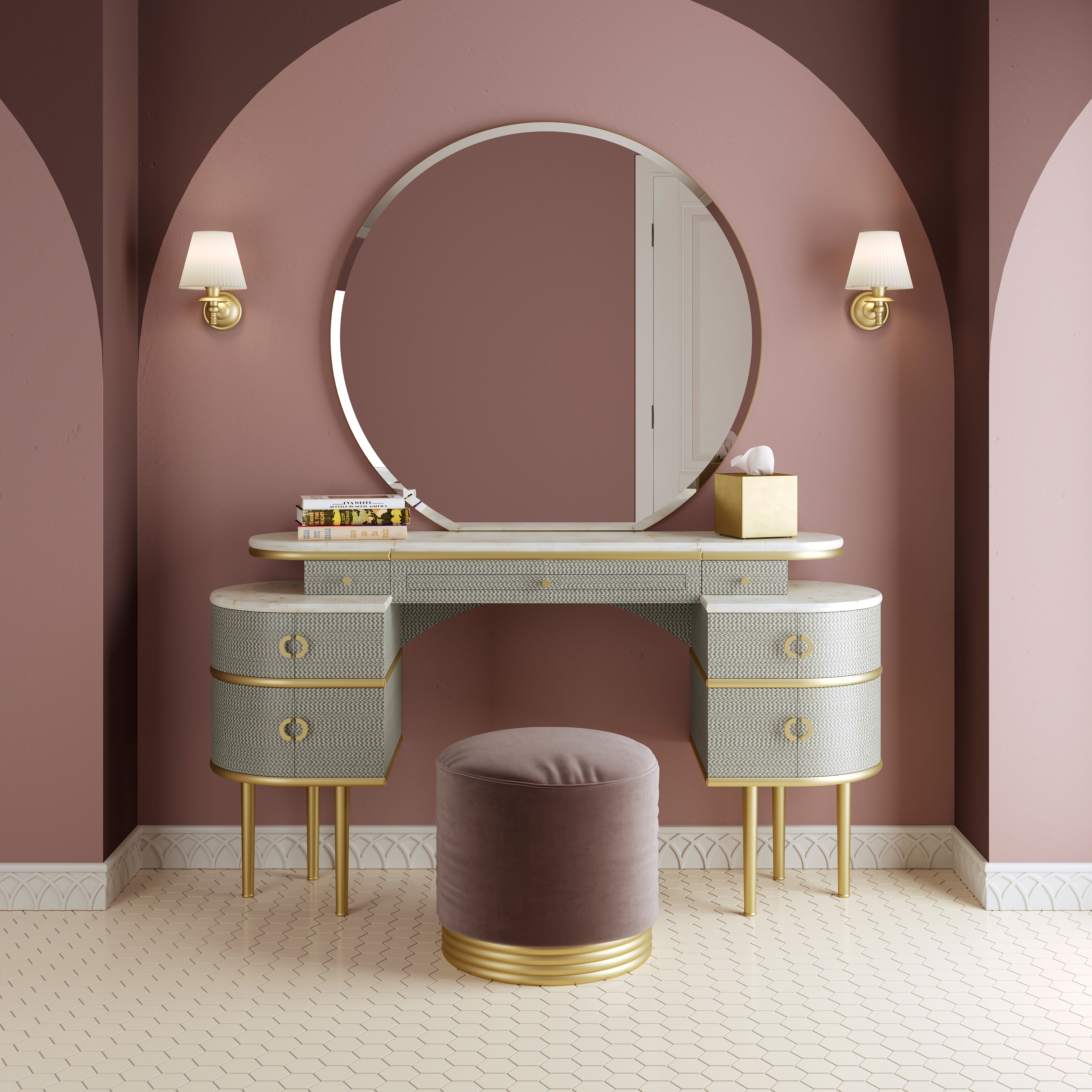 Mostrar el producto Tocador Zelda Twill del fabricante Devon&Devon