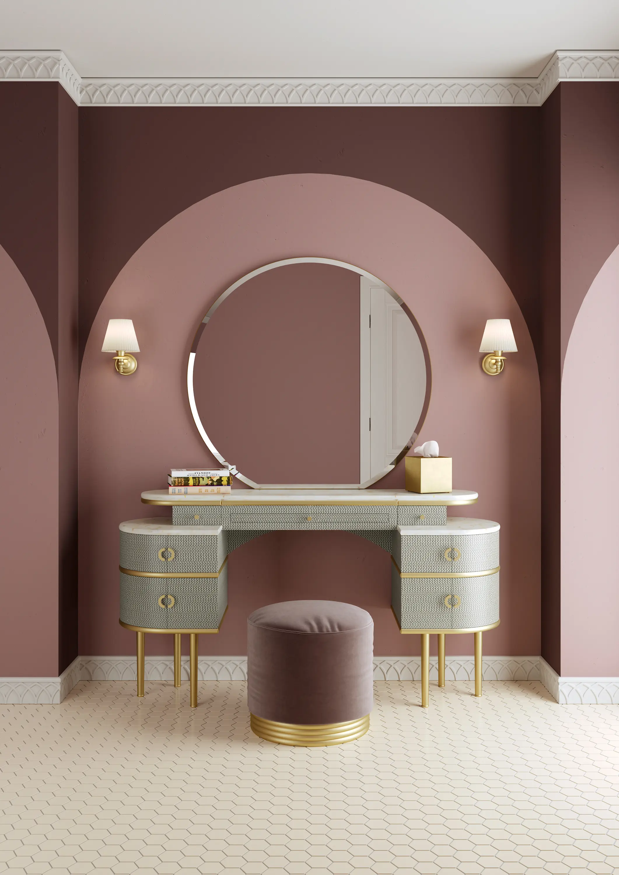 Devon&Devon - Zelda Twill Vanity Table