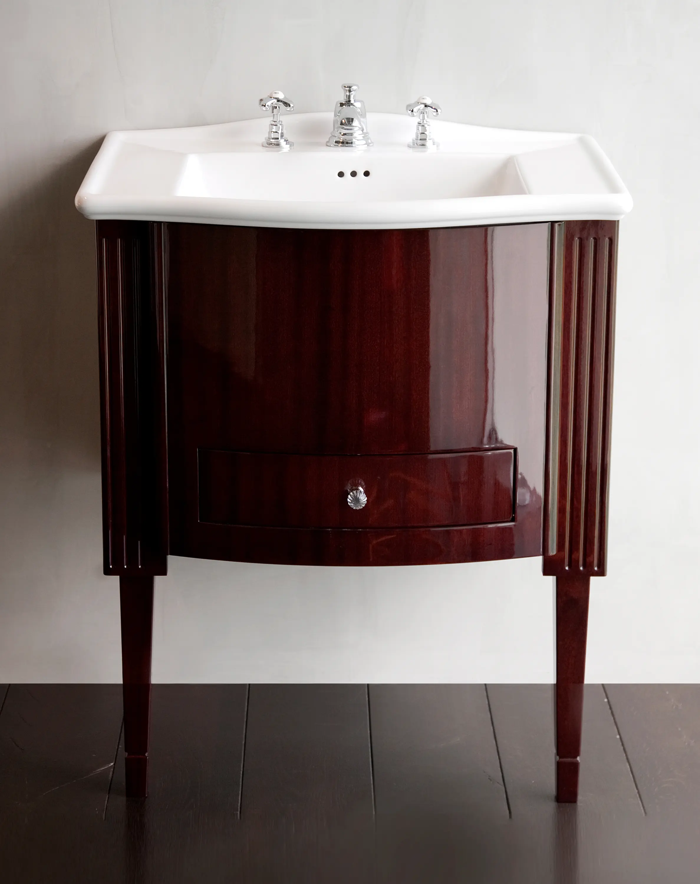 Devon&Devon - Domino Mahogany Westminster Vanity Unit