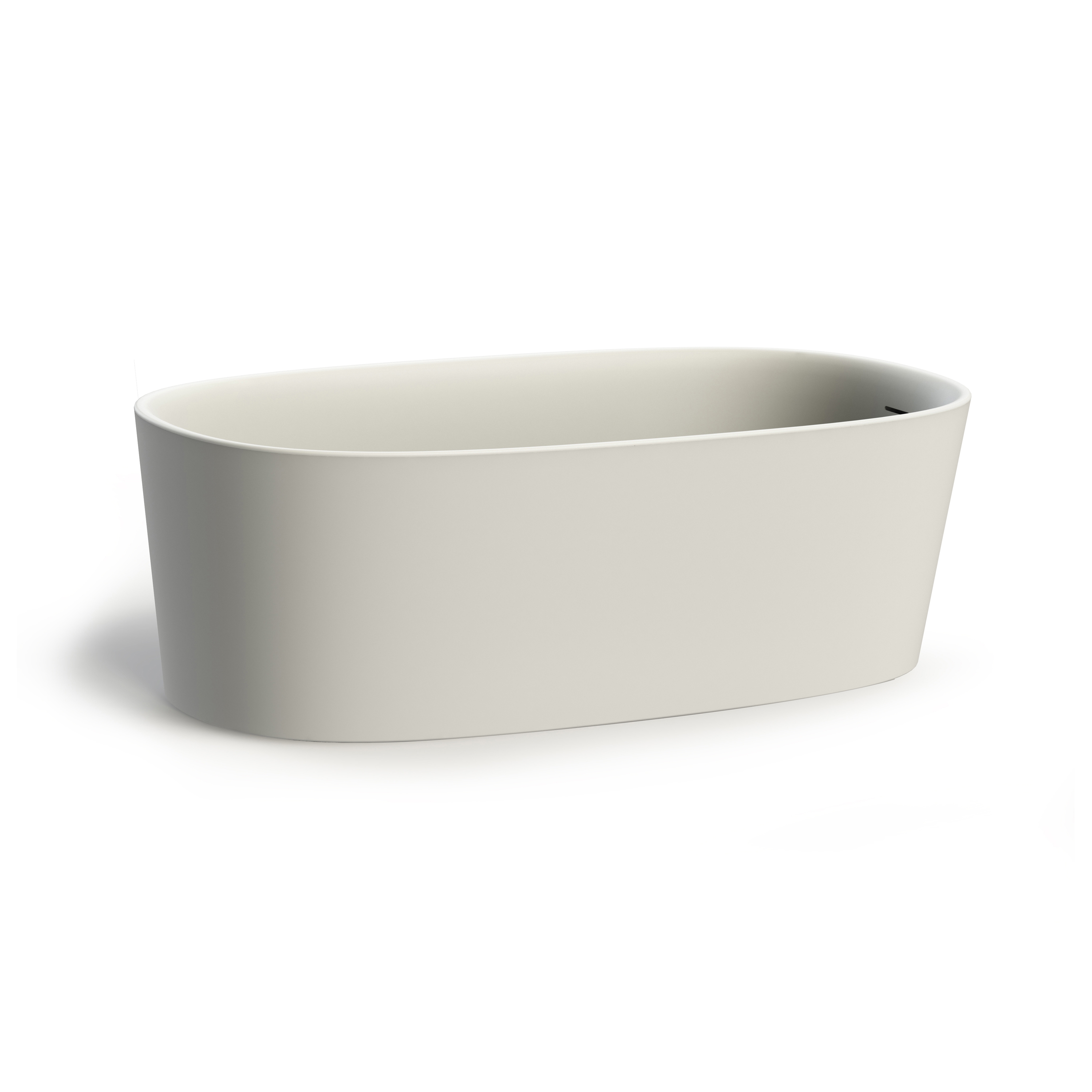 Vertoon produk Dove bathtub without plinth in White Tec Plus van vervaardiger Devon&Devon