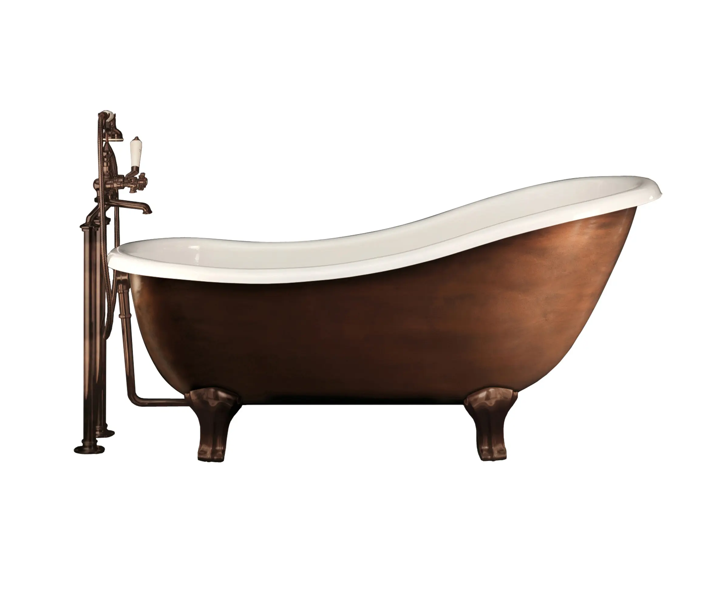 Devon&Devon - Regina Copper Effect Bathtub
