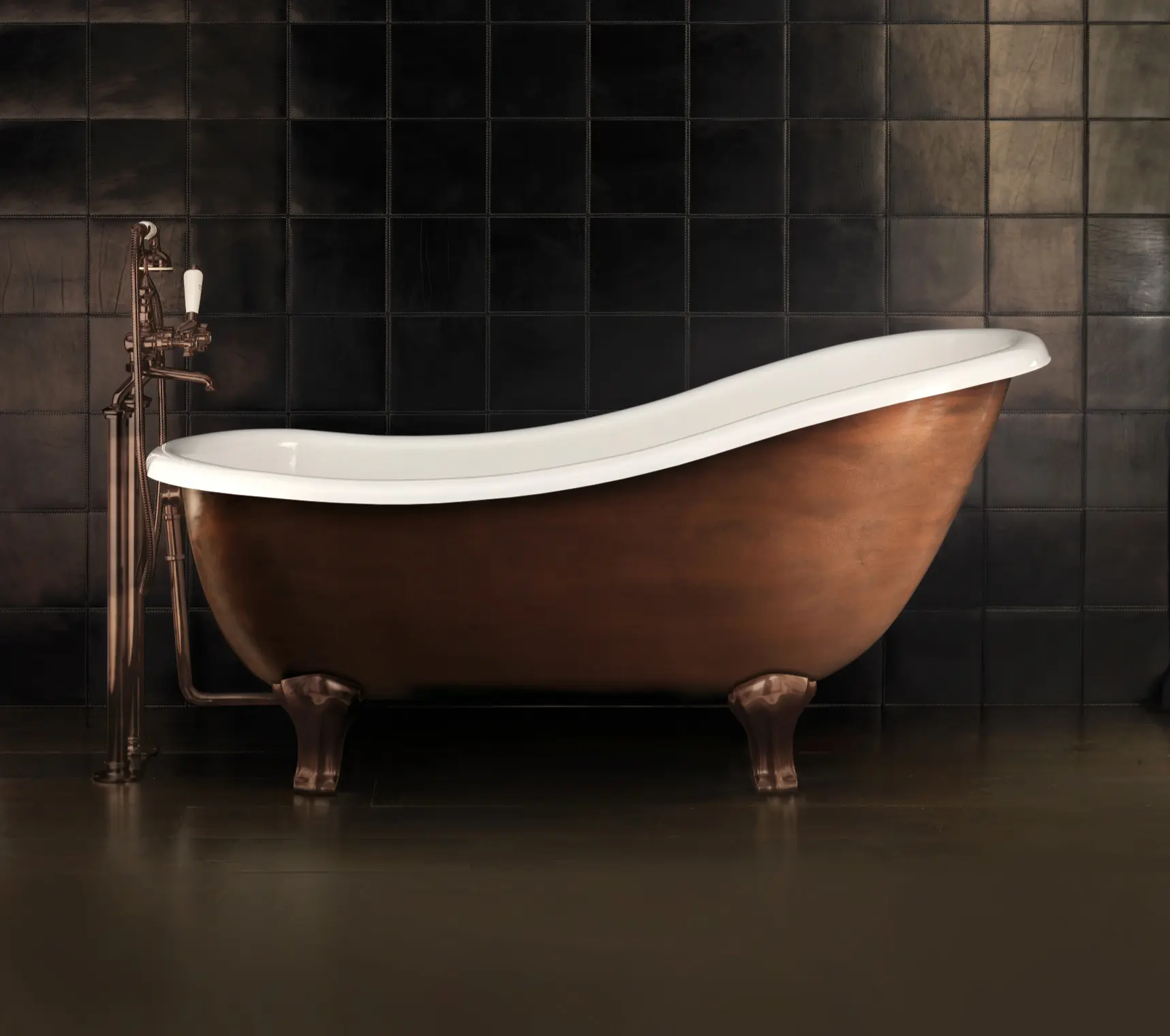 Devon&Devon - Regina Copper Effect Bathtub