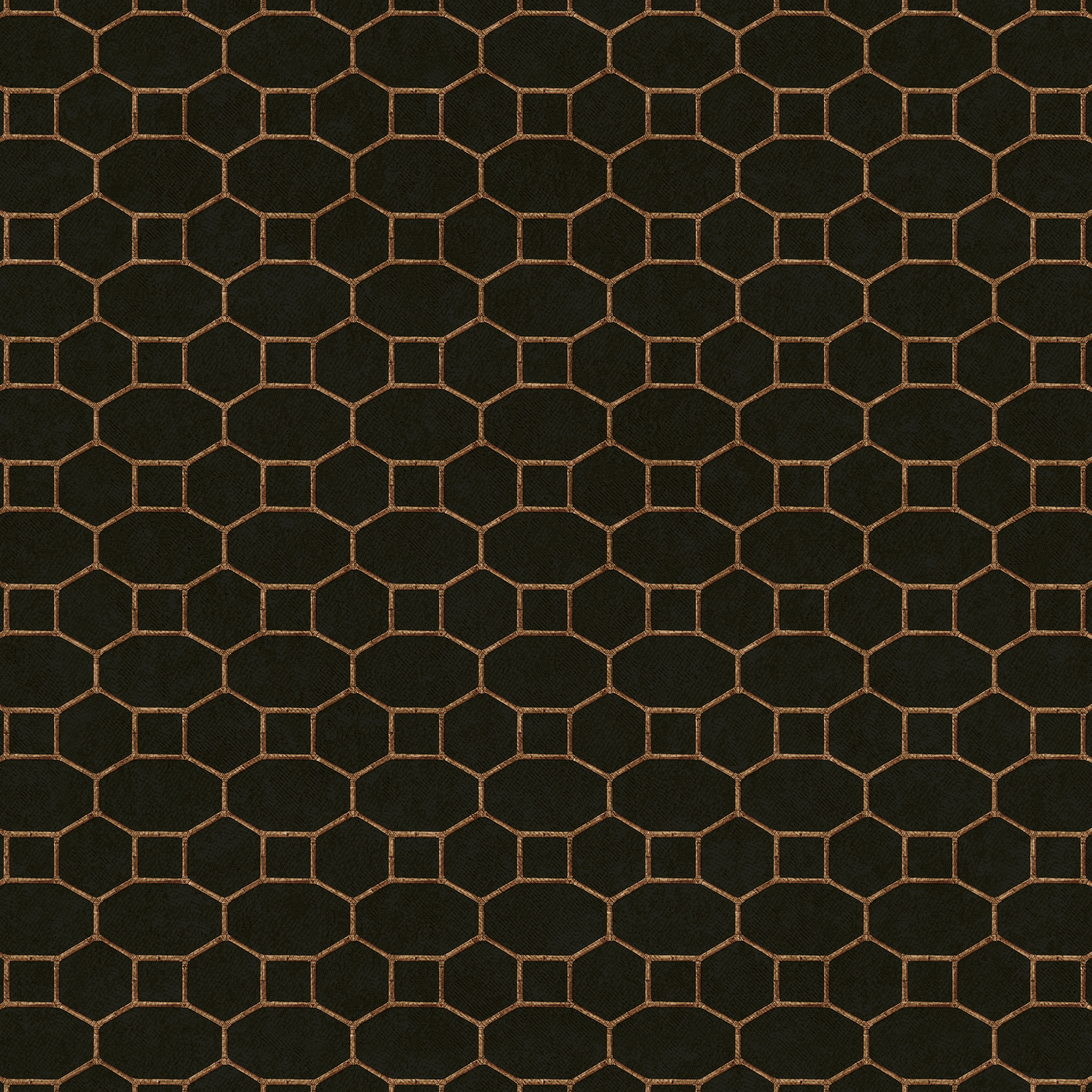 Mostrar el producto Wallpaper Gold | Bamboo Black Antique Gold del fabricante Devon&Devon