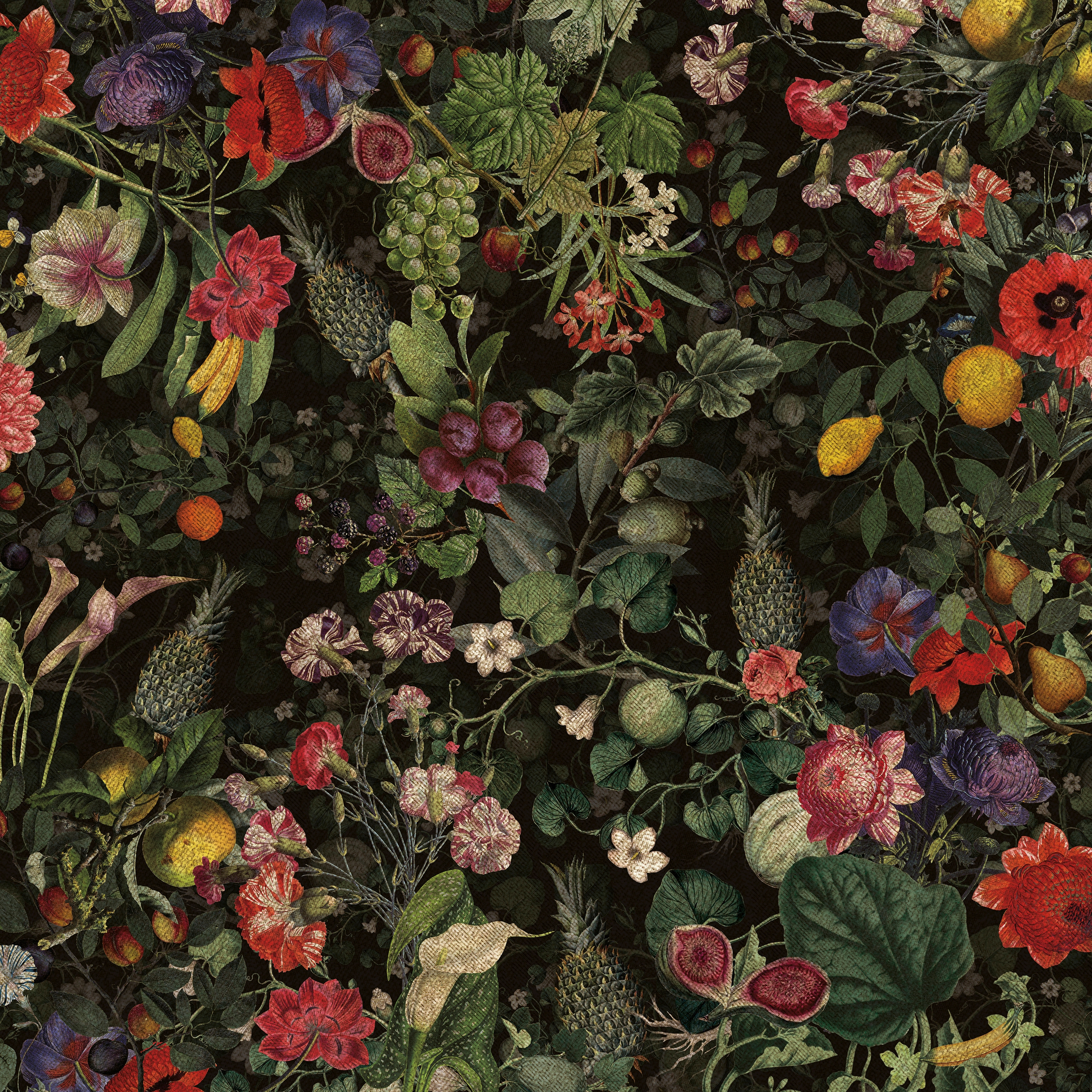 Wallpaper Gold | Botanica Dark Antique Gold