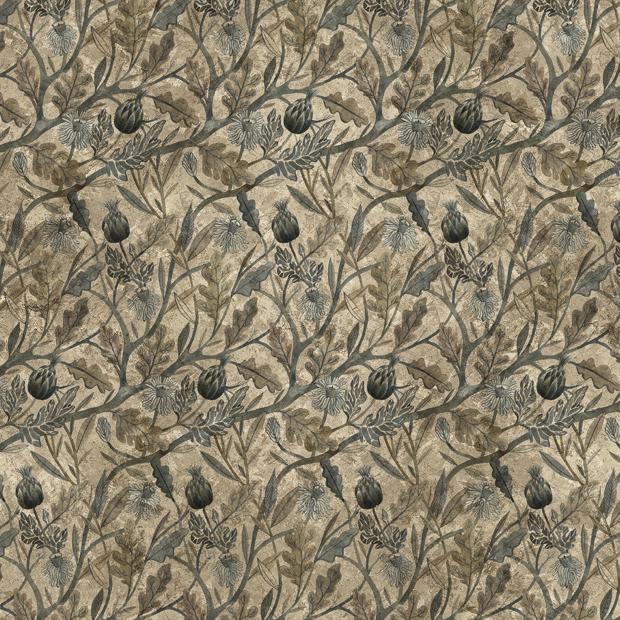 Wallpaper Gold | Cardoon 2 Gold Leaf