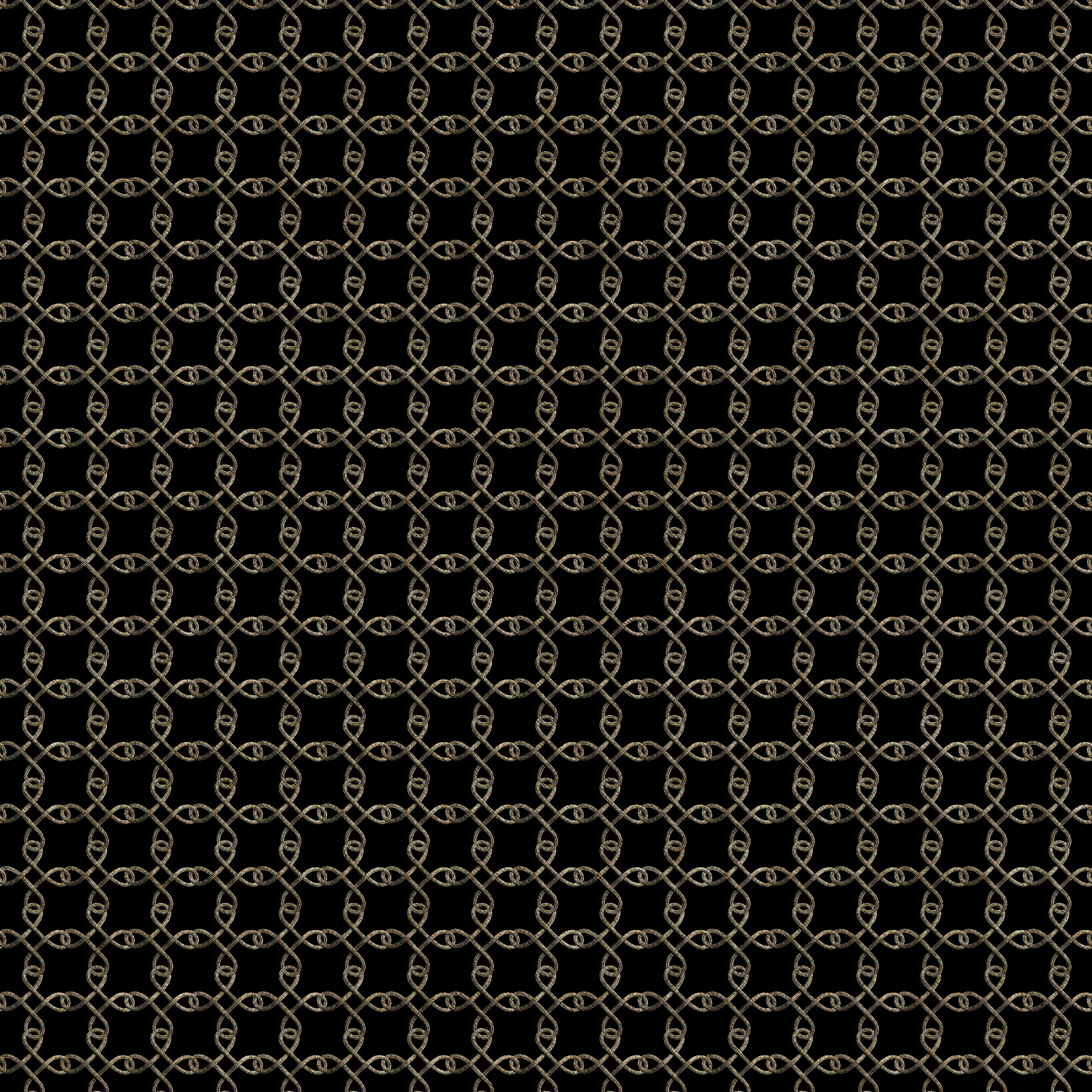 Wallpaper Gold | Knot White&Black Antique Gold