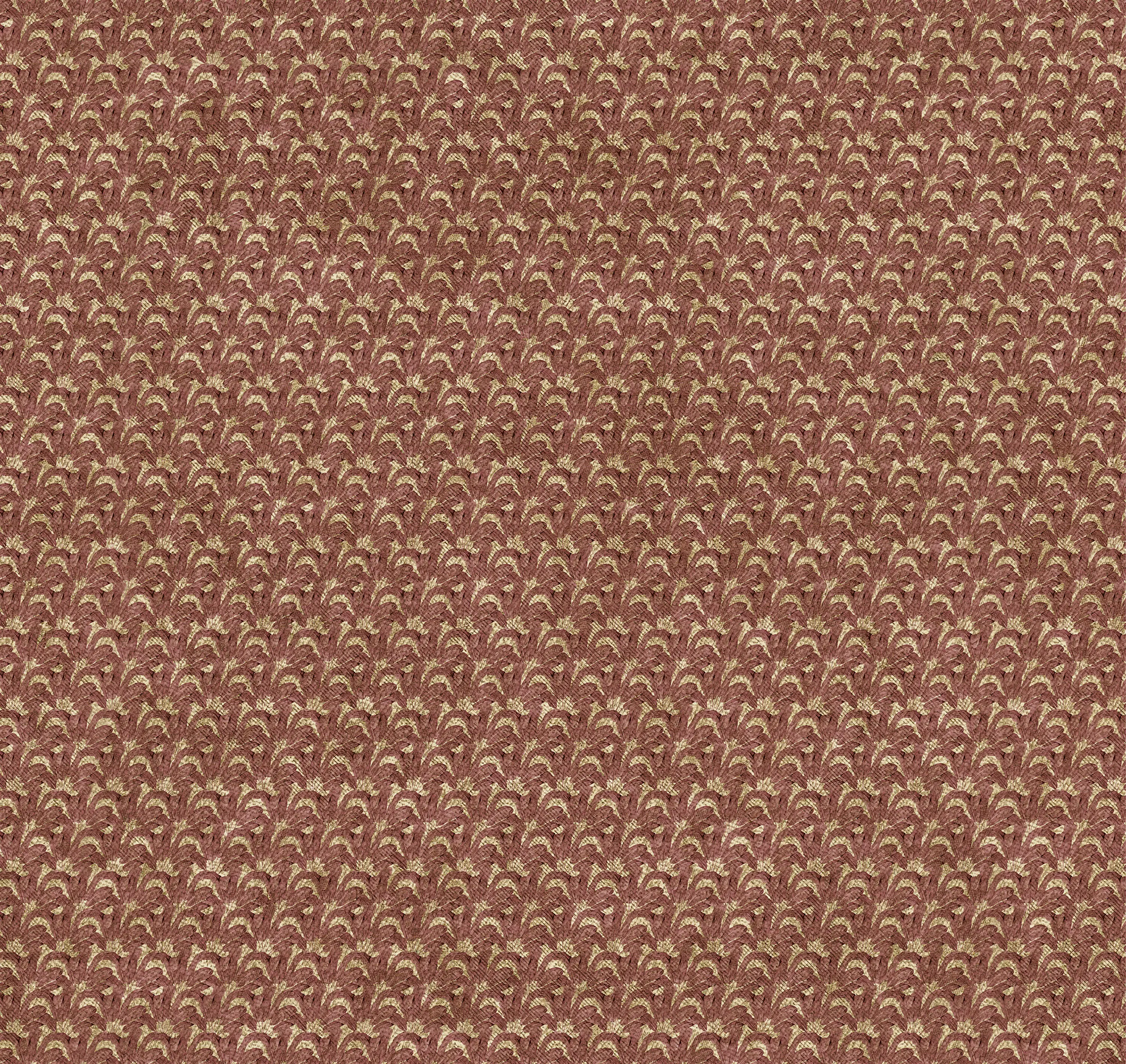 Devon&Devon - Wallpaper Gold | Leaf Red Antique Gold