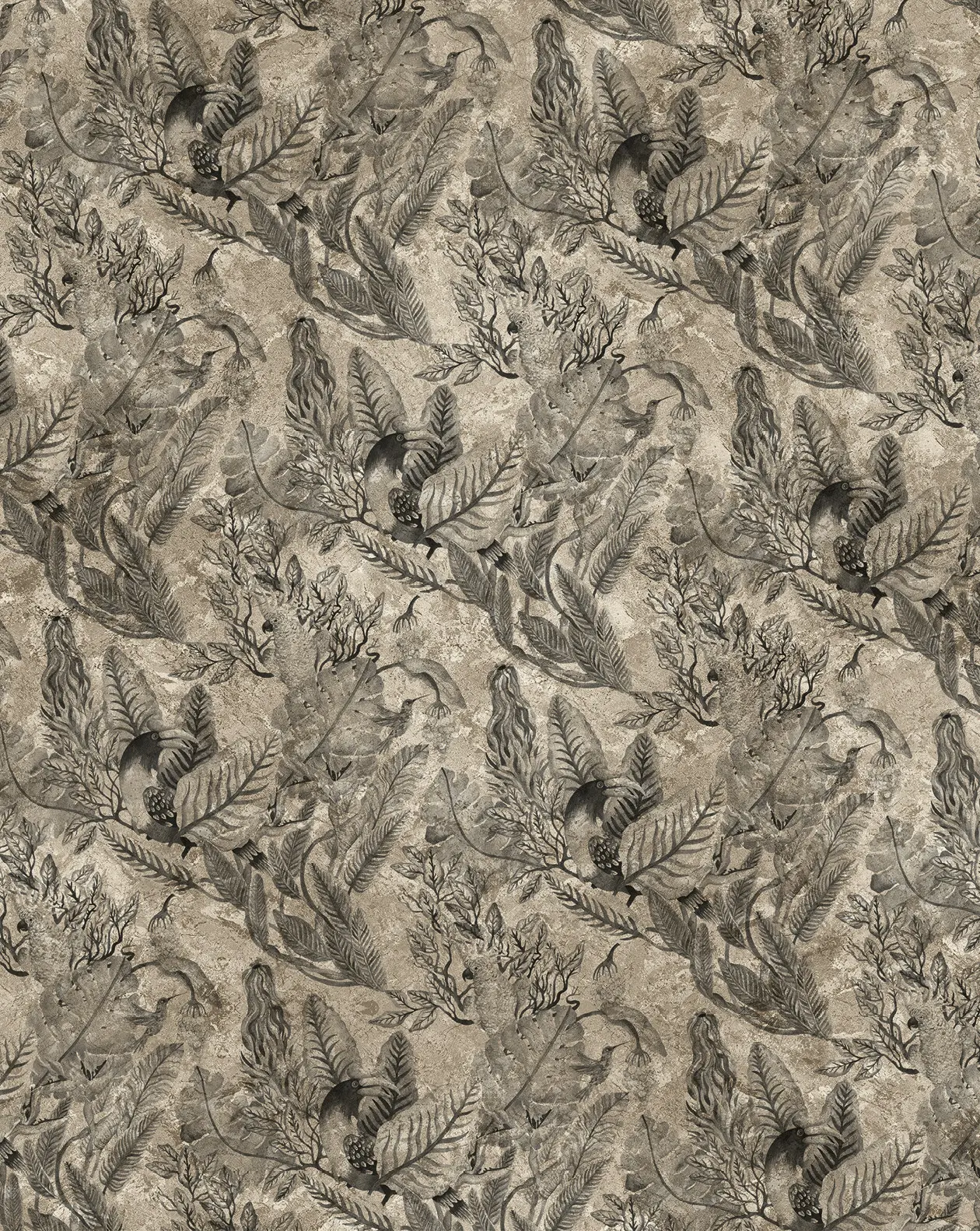 Devon&Devon - Wallpaper Gold | Rainforest 1 Gold Leaf