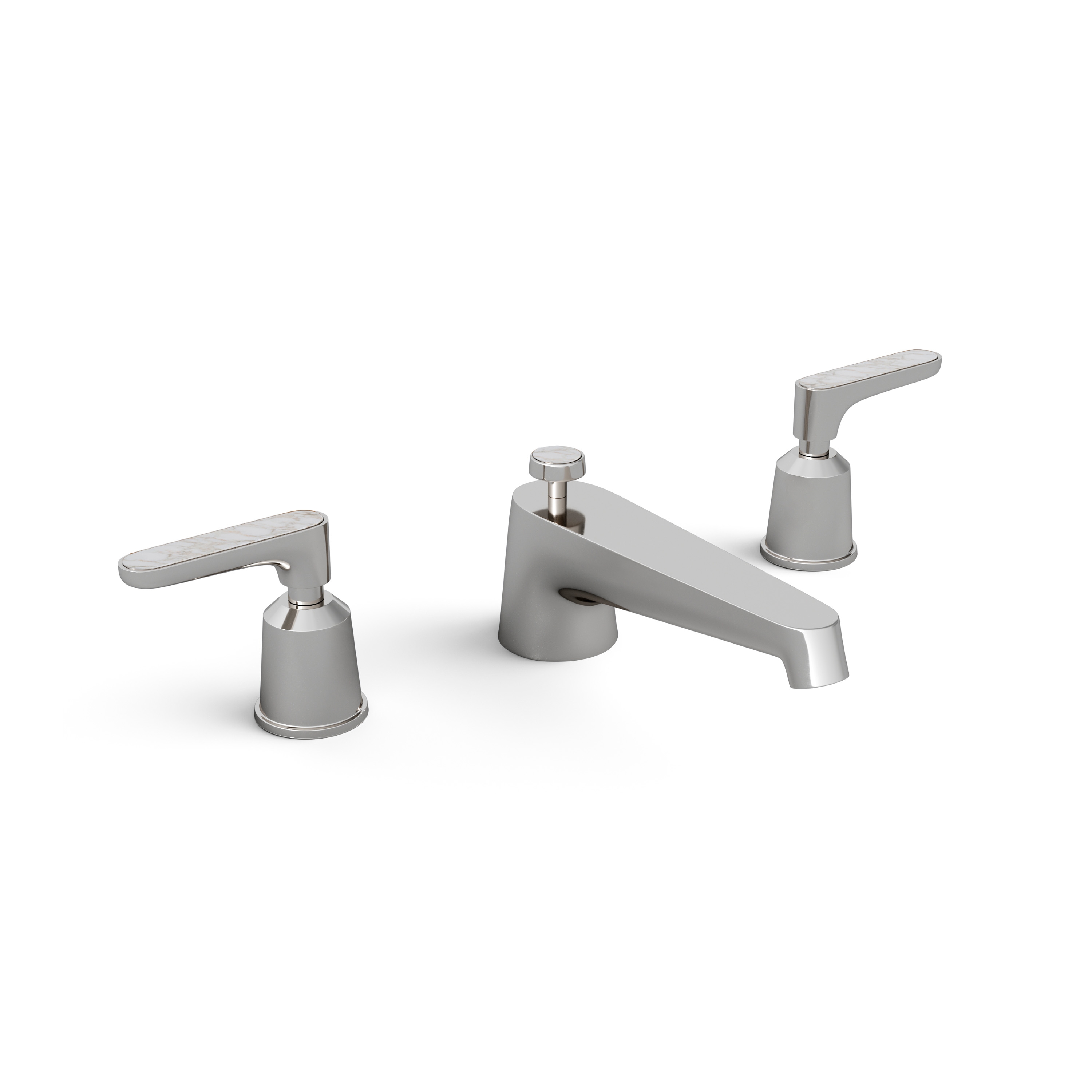 Twenties 3 hole basin set - Calacatta Oro