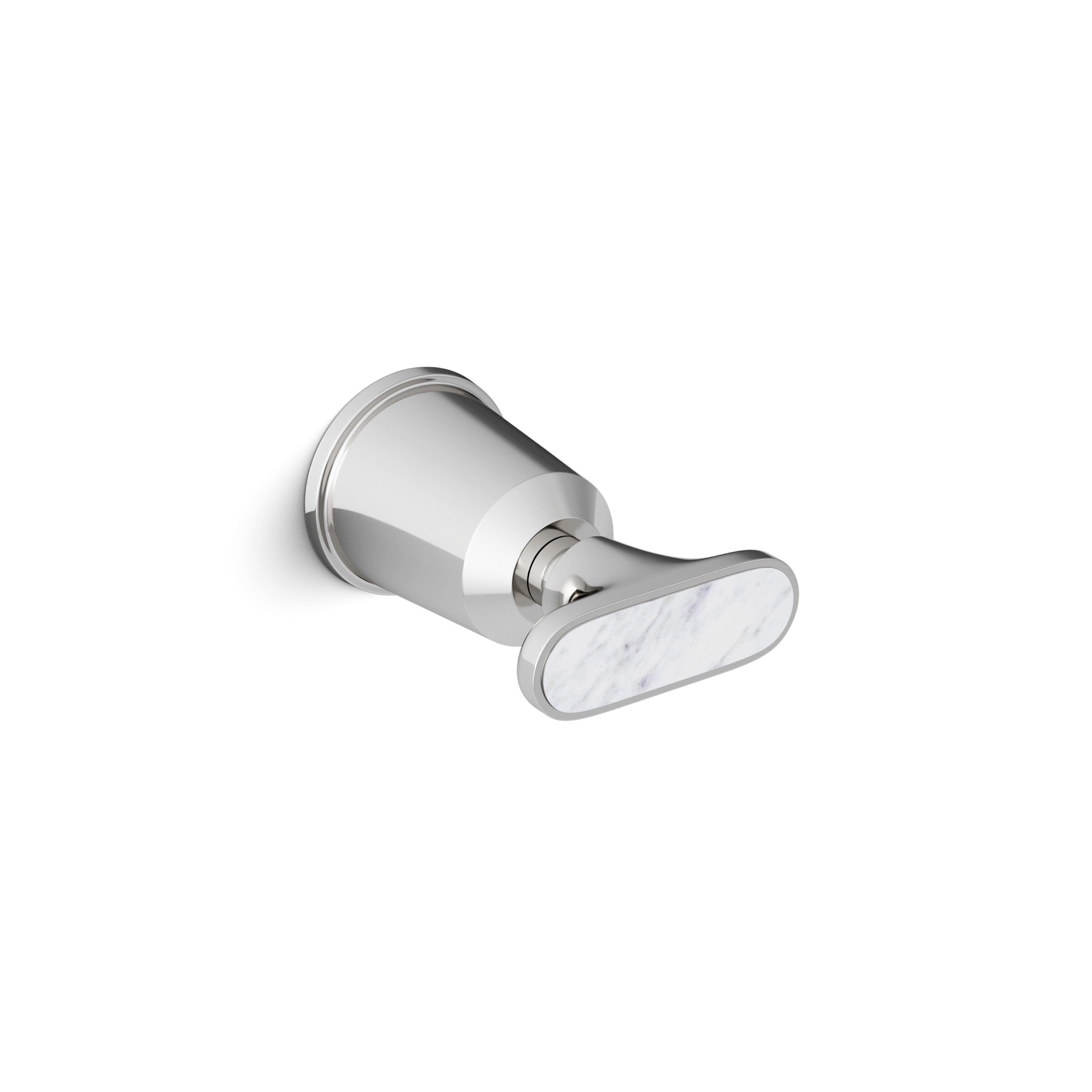 Twenties Inset diverter - Bianco Carrara