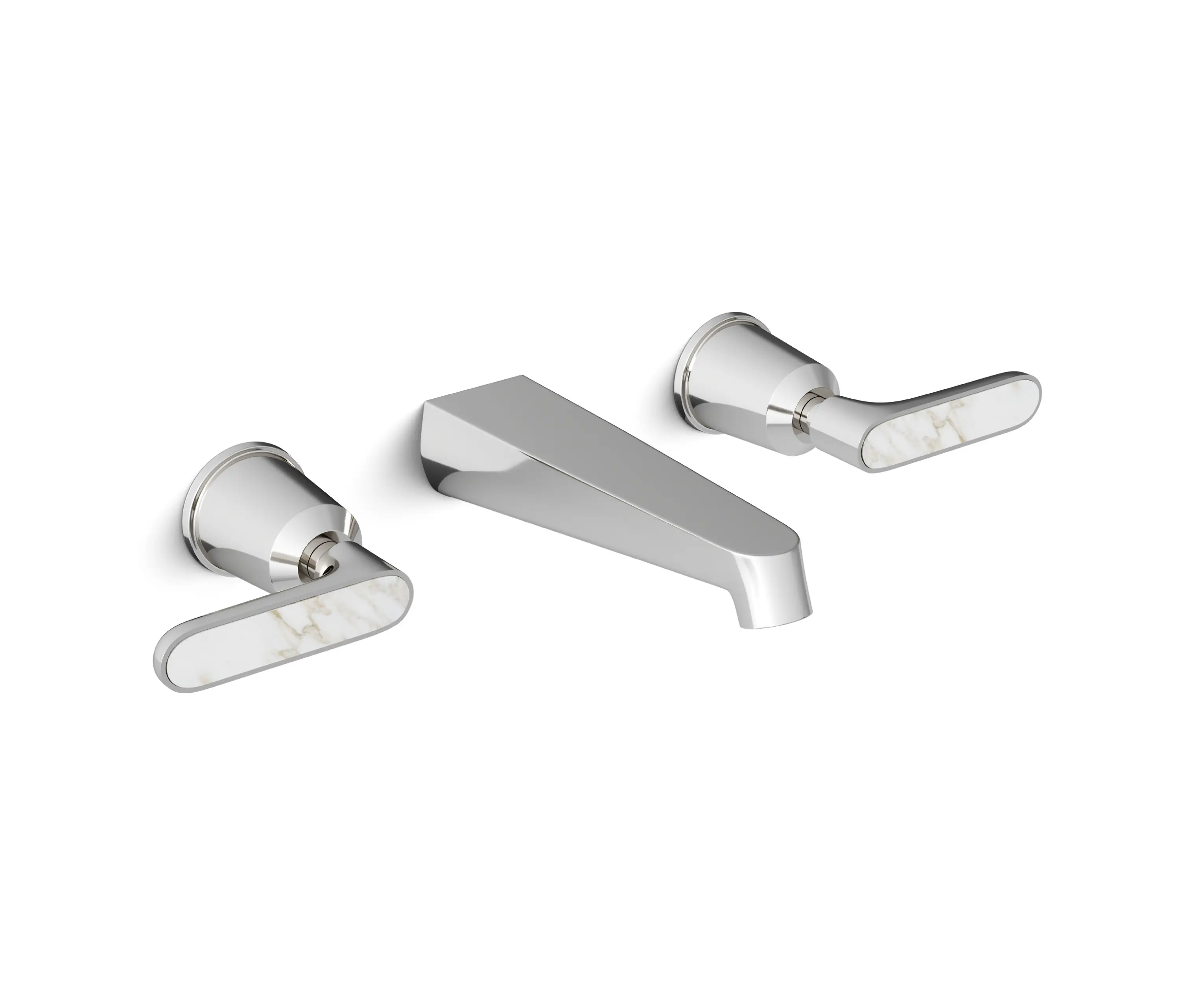 Devon&Devon - Twenties Basin wall mixer - Calacatta Oro