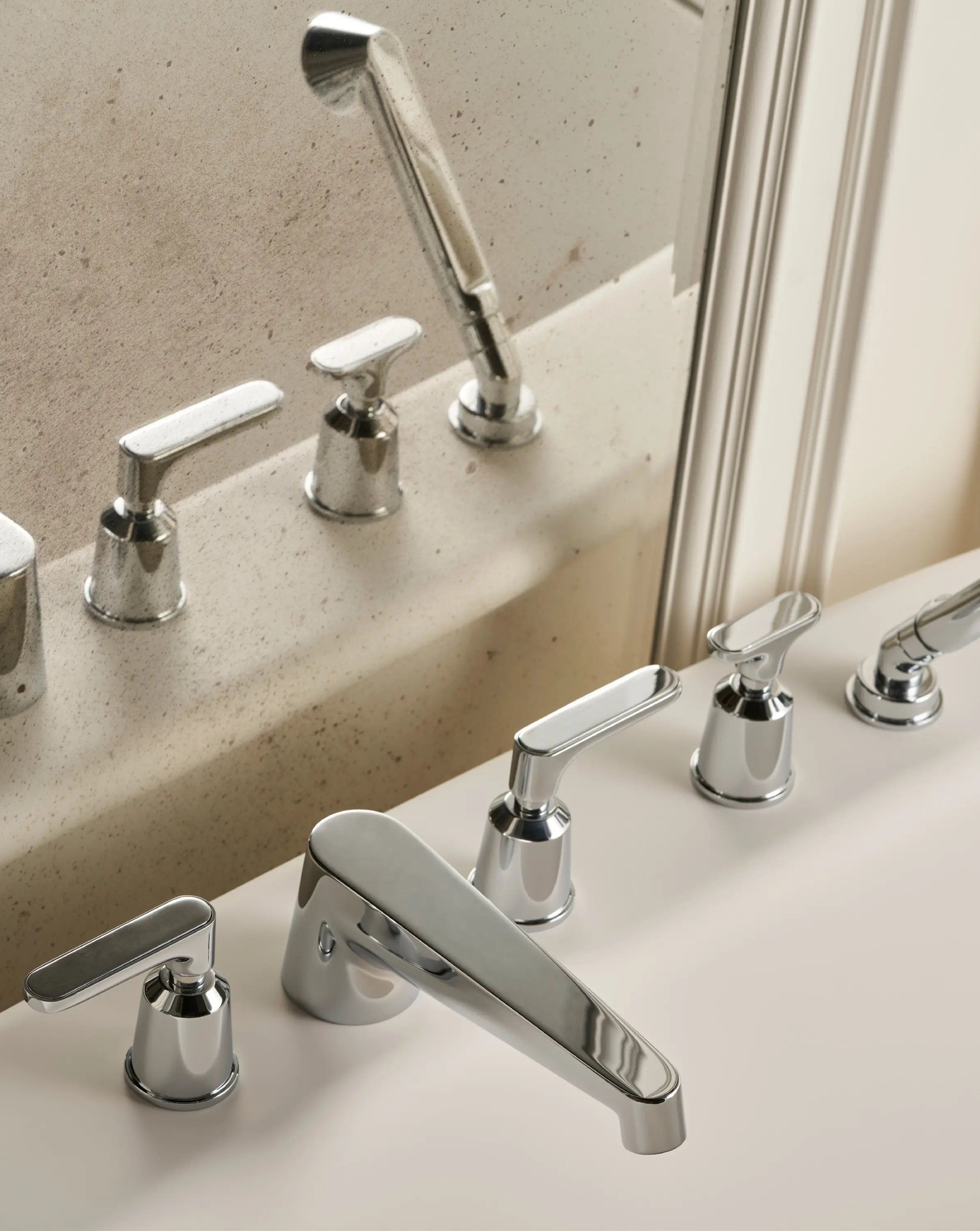 Devon&Devon - Twenties 5 hole bathtub mixer