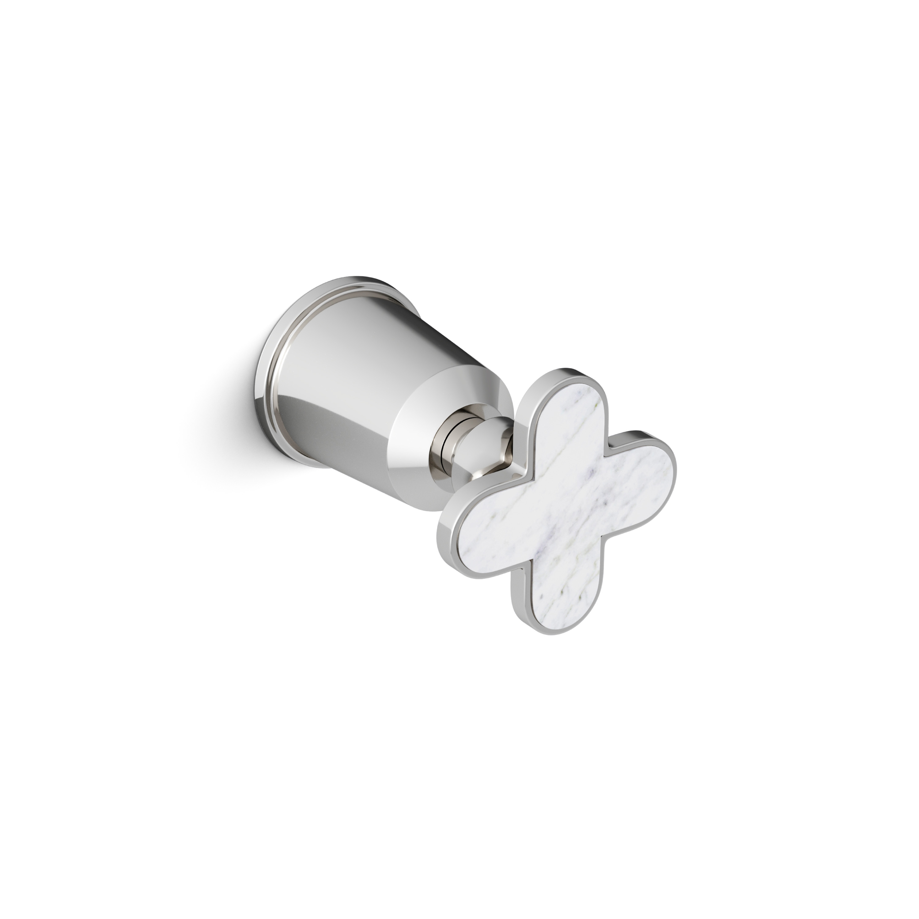 Twenties Cut-off tap - Bianco Carrara
