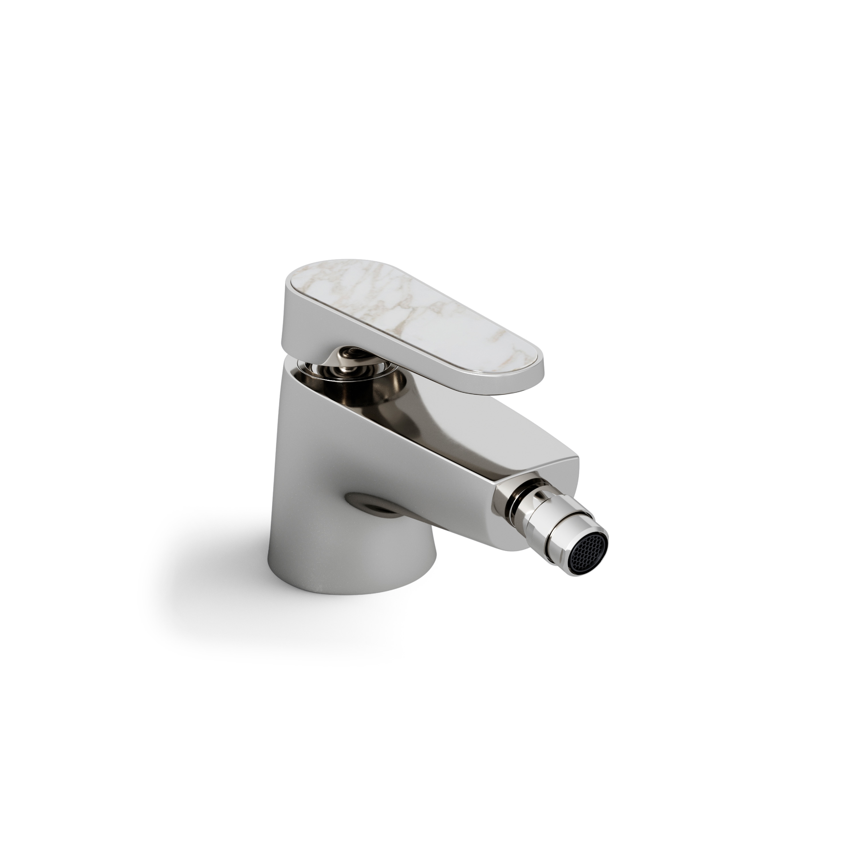 Twenties single lever bidet mixer - Calacatta Oro