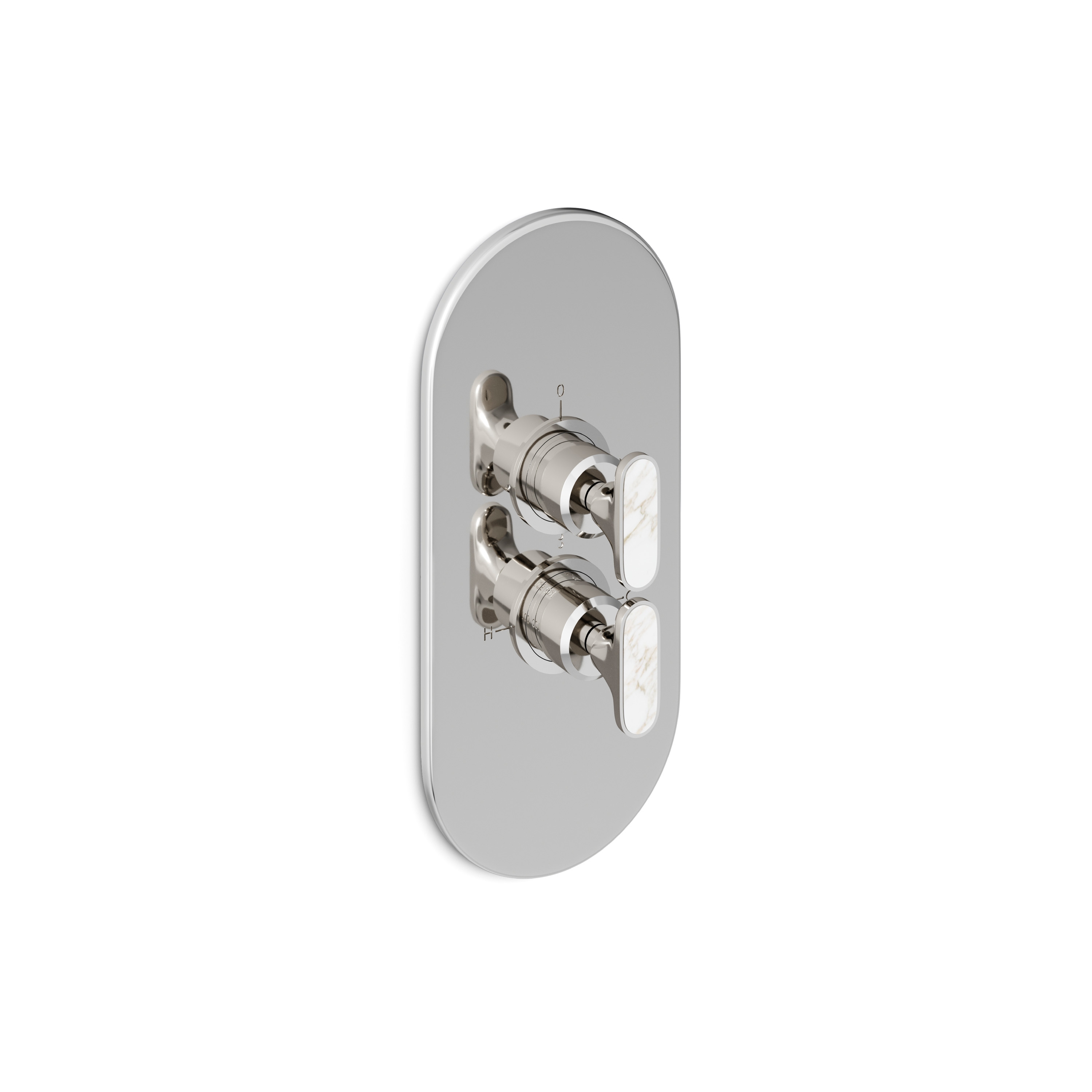 Twenties 2-way Thermostatic Mixer - Calacatta Oro