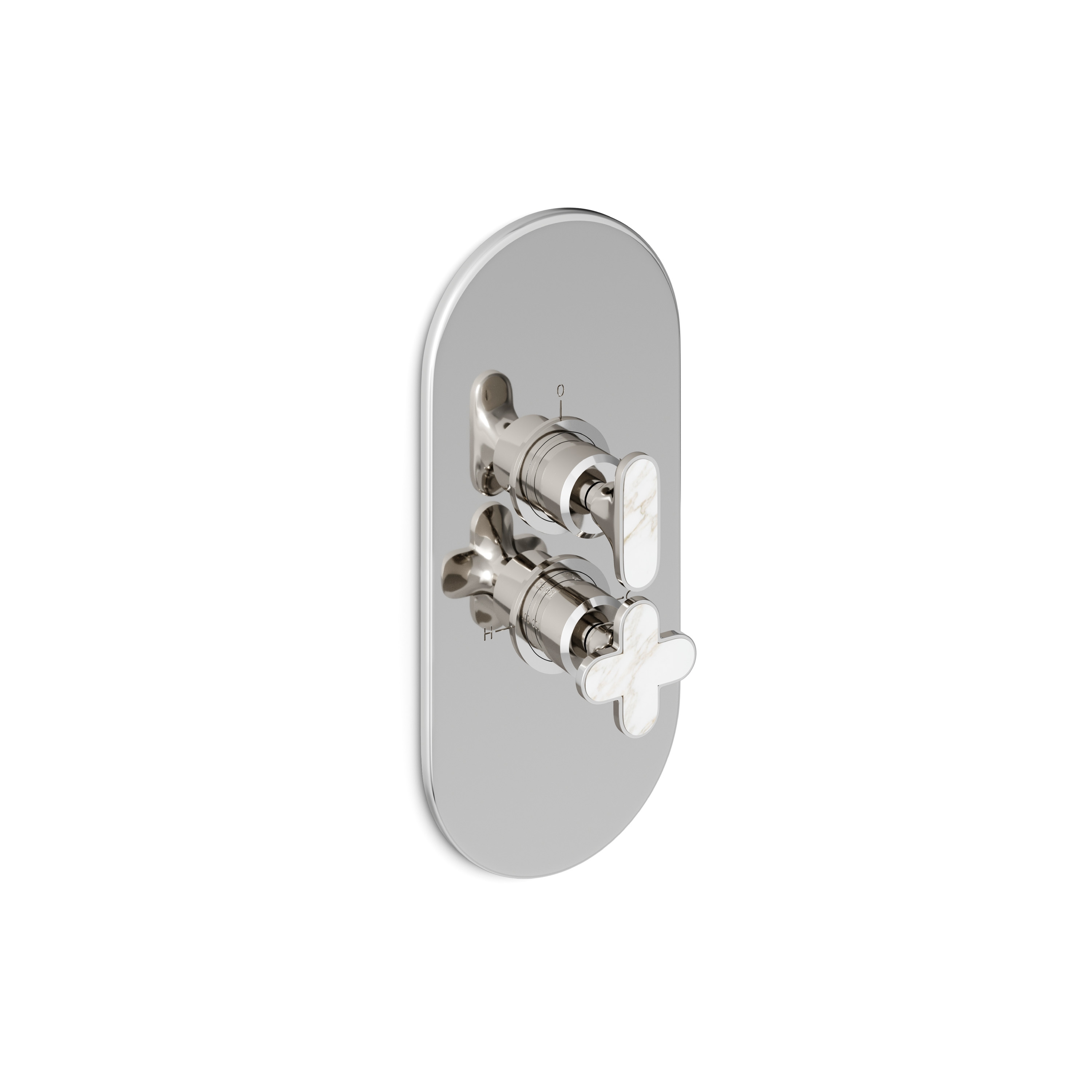 Twenties 3-way Thermostatic Mixer - Calacatta Oro