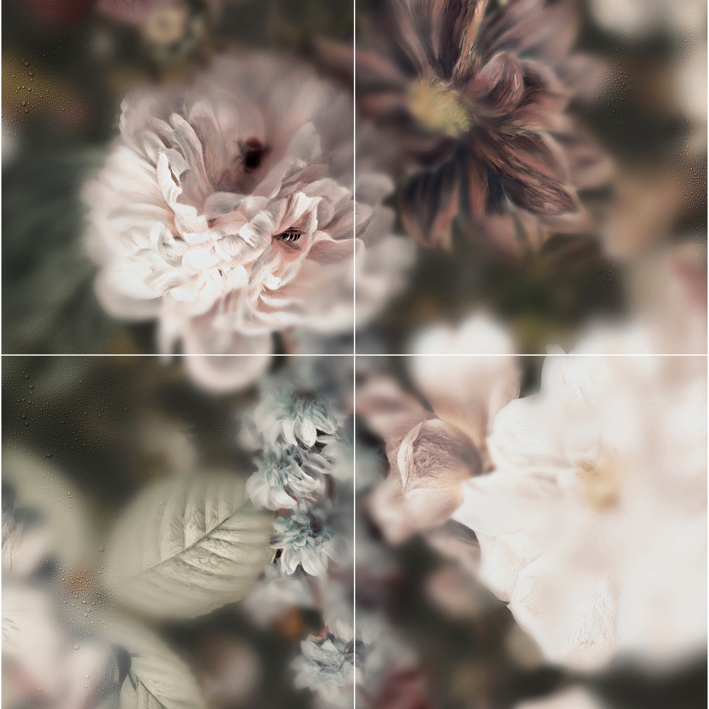 Mostra il prodotto Blossom Dark - Decor Slabs 60x120 (set di 4 pz) del produttore Devon&Devon