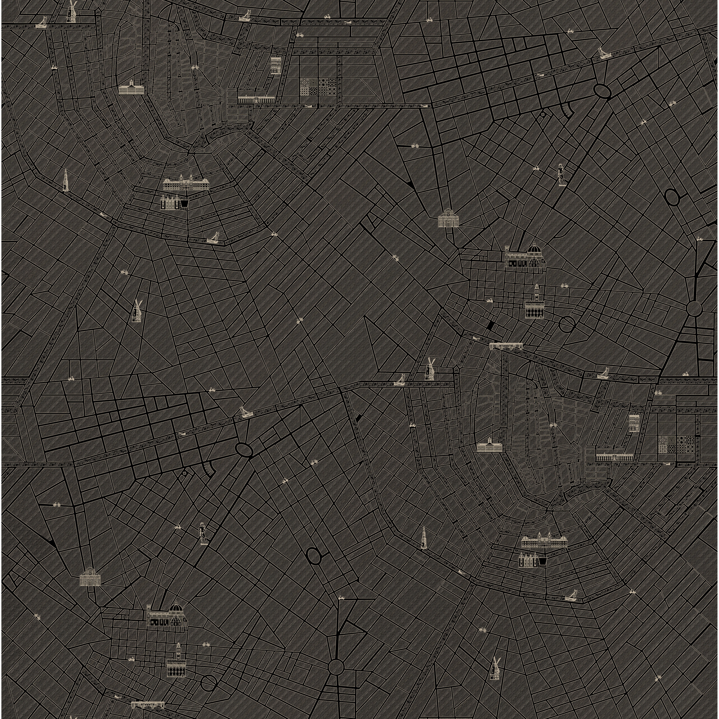 Mostra il prodotto Urban Black - Decor Slabs 120x240 del produttore Devon&Devon