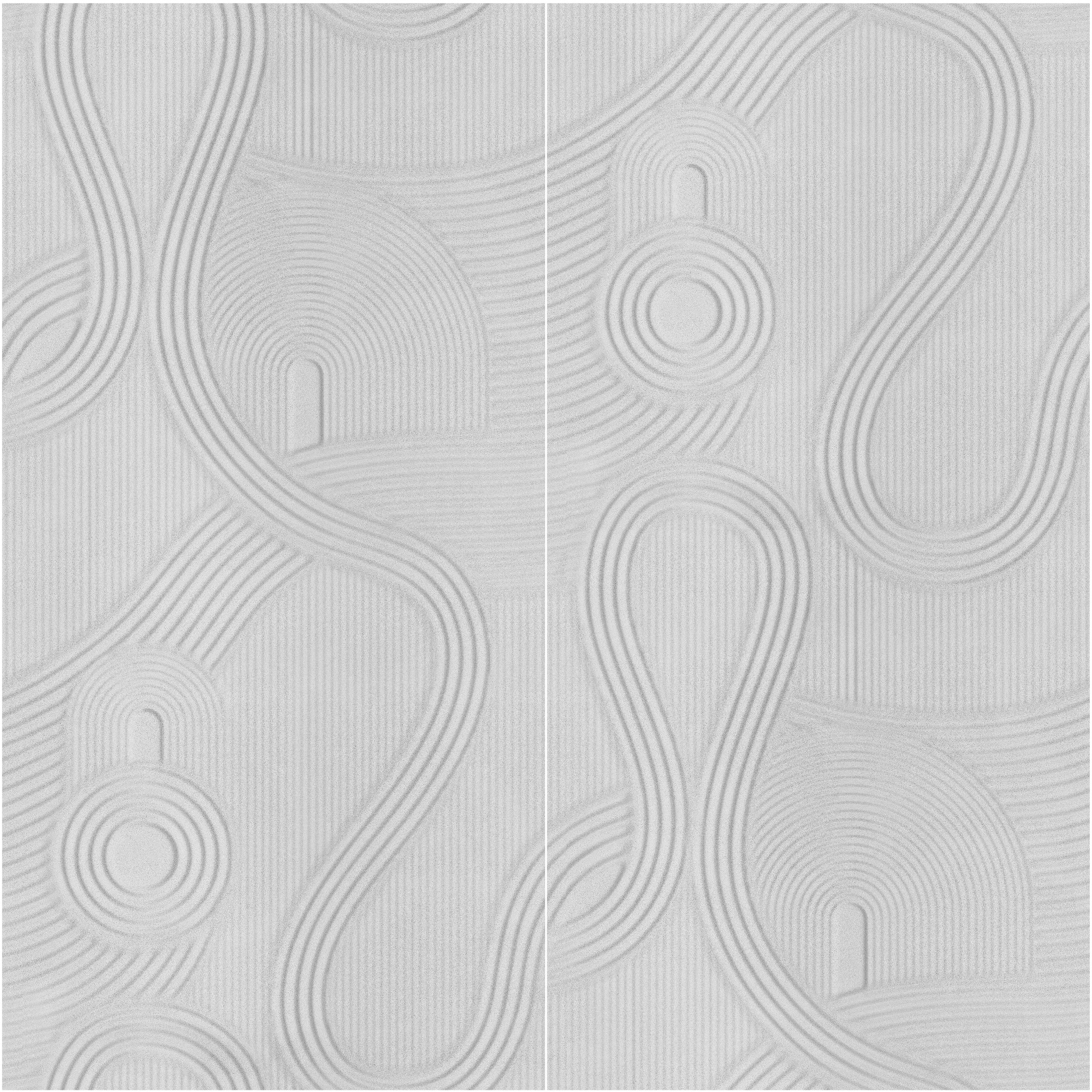 Mostra il prodotto Zen Grey - Decor Slabs 60x120 (set di 2 pz) del produttore Devon&Devon