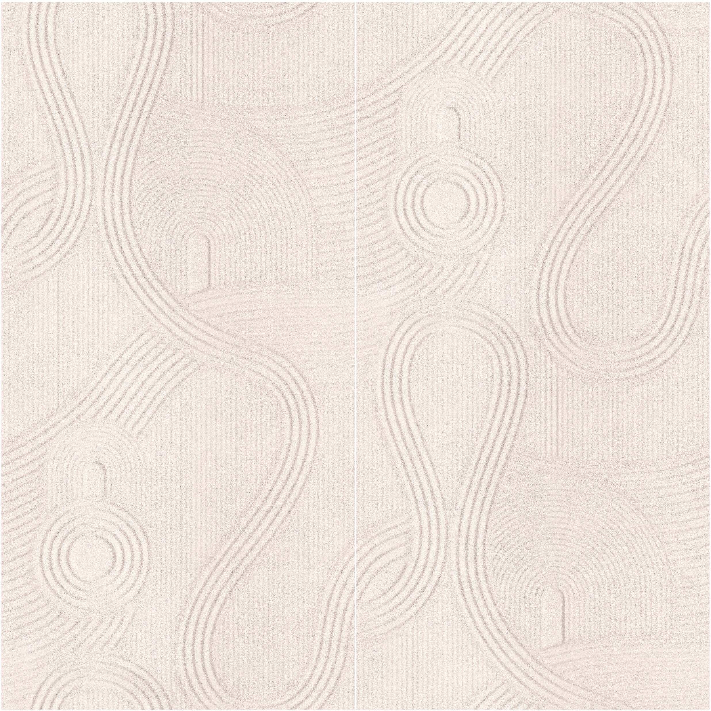 Zen White - Decor Slabs 60x120 (set di 2 pz)